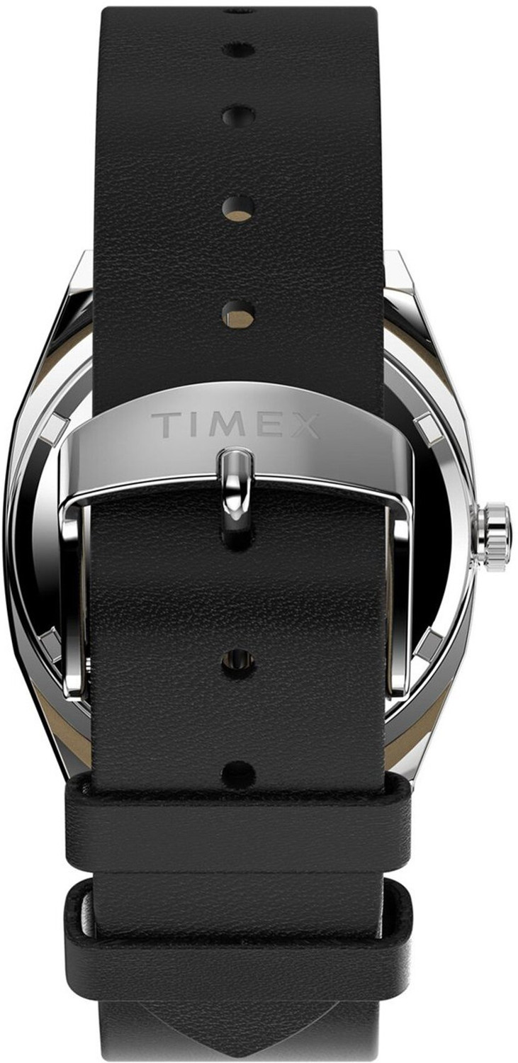 Image of TIMEX TW2Y07500UJ Q Rectangle 34mm Black Dial Analog Watch - For Men