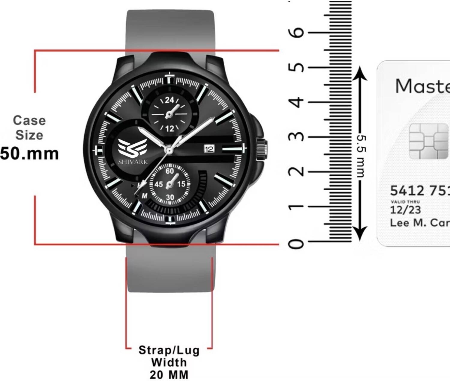 Shivark DD-14 Men's Analog Watch - Image 5