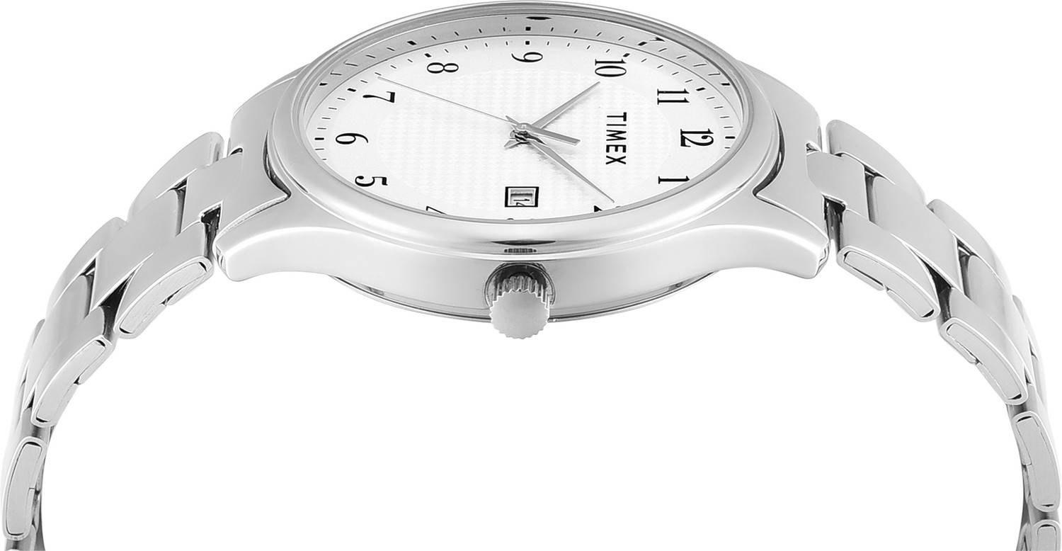 Image of TIMEX Silver Date Date Dial Analog Watch - For Men
