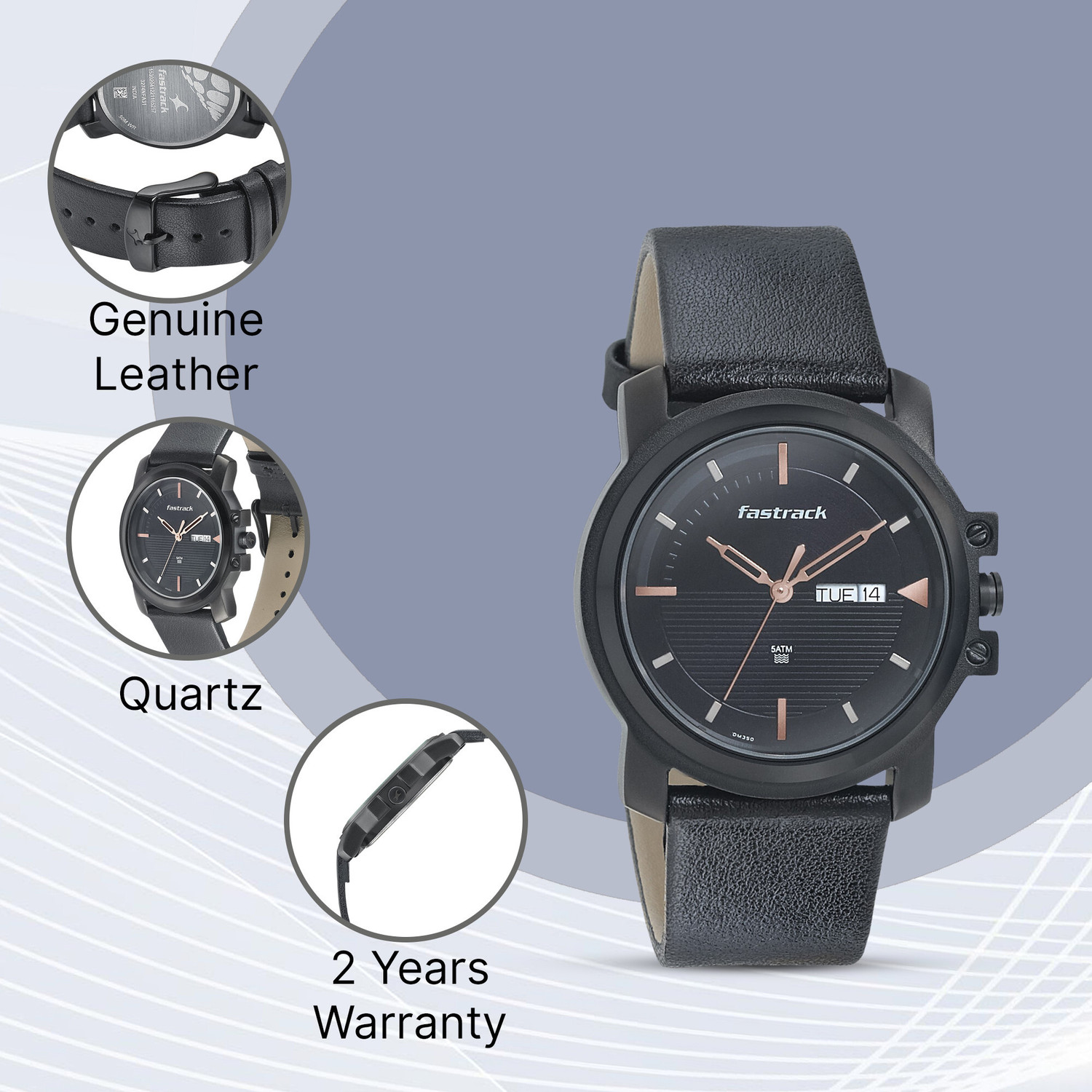 Image of Fastrack Analog Watch - For Men NT3274NL02