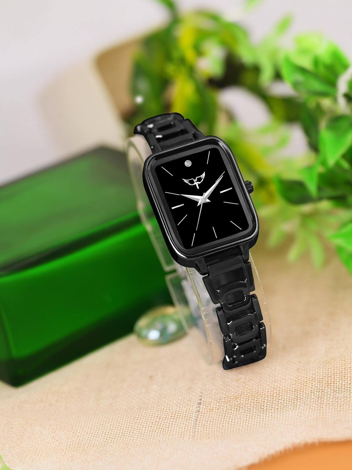 Image of WHITE BIRD H 5092 Black H 5092 Analog Watch - For Women