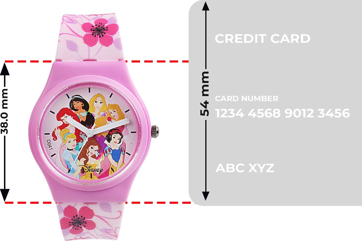 DISNEY FK-AZ90 Disney Princess friends Dial-AZ90 Analog Watch