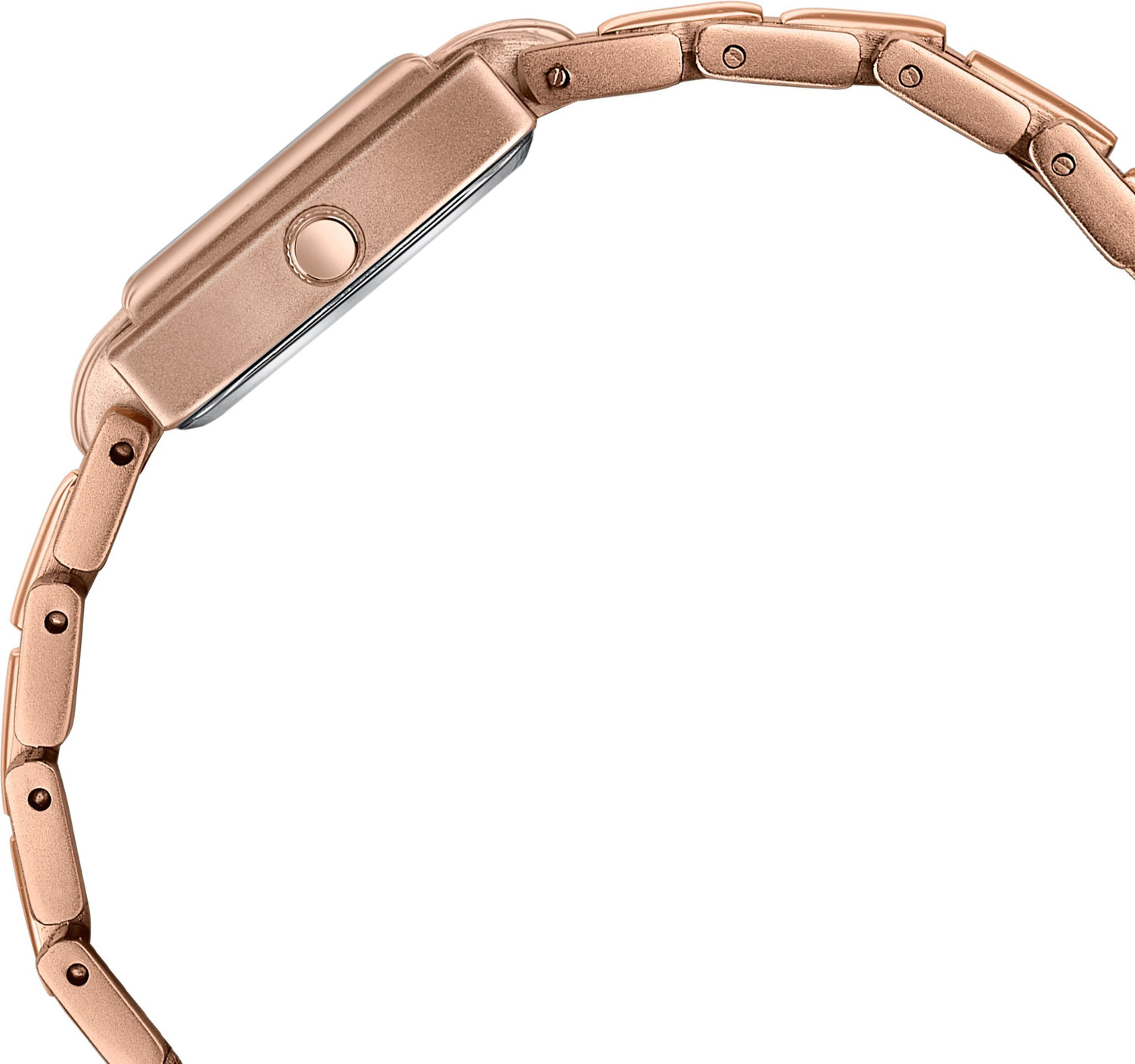 Image of SONATA Poze 8 Sonata Poze 8 Quartz Pink Dial IP Rose Gold Alloy Strap Analog Watch - For Women