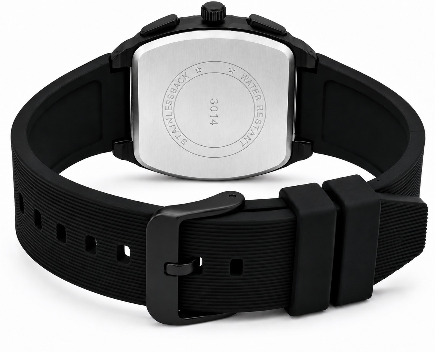 Image of K&K Fobras Silver Black Analog Watch - For Men & Women Fobras