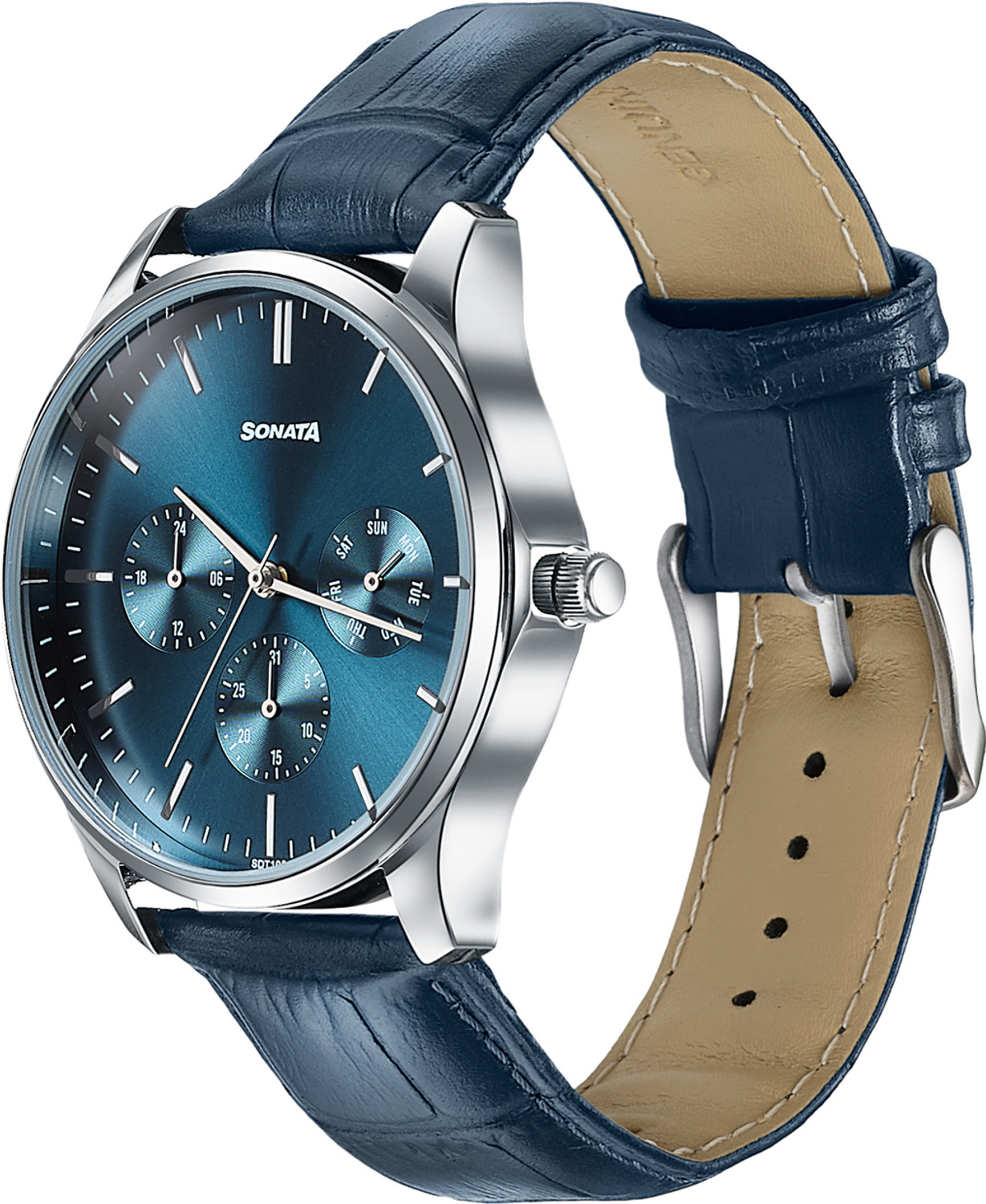 Image of SONATA Analog Watch - For Men 77163SL04