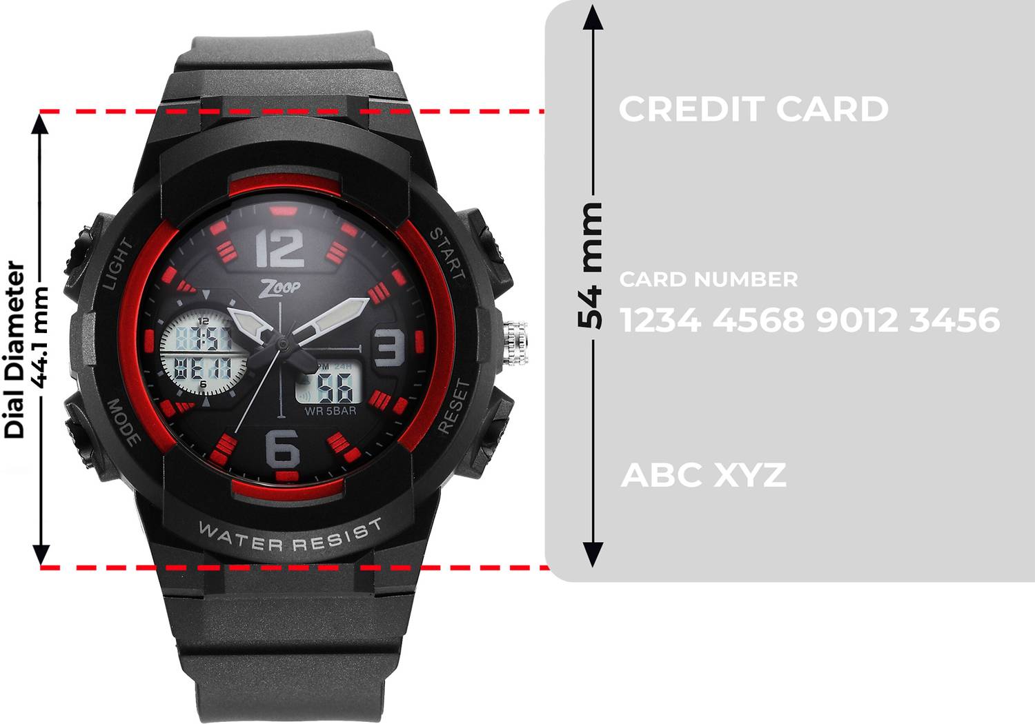 Zoop byTitan Zoop Digital Black Dial Black Plastic Strap Analog