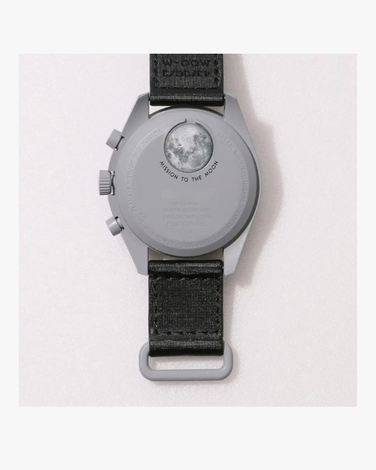 Image of Fiveyearwarrant Mission moon swomega5 Missions Analog Watch - For Men