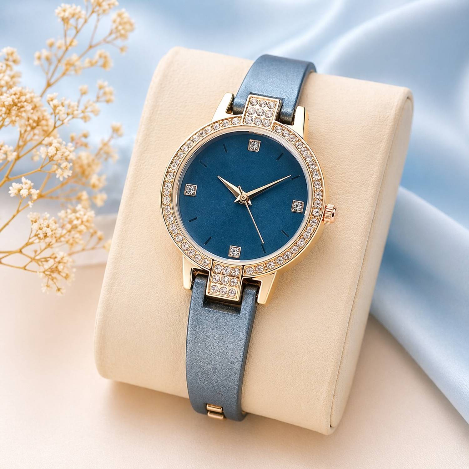 BHAGVOWATCH 036 Stylish Women’s Grey Dial Rose Gold Watch Analog Watch  - For Women