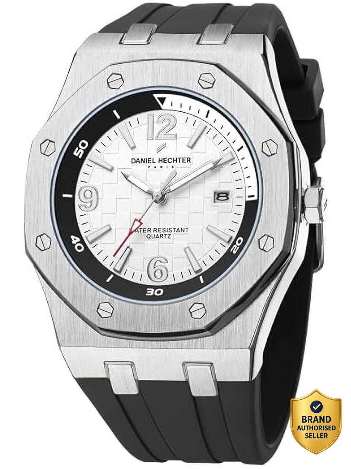 Image of DANIEL HECHTER Analogue Black Dial Men's Watch Analog Watch - For Men DHM1015-01