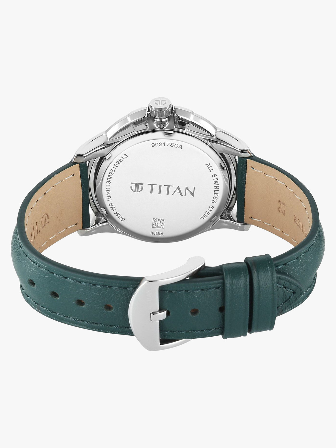 Image of Titan Titan Classique Four Eye Multifunction Titan Classique Four Eye Multifunction Green Dial Watch for Men Analog Watch - For Men