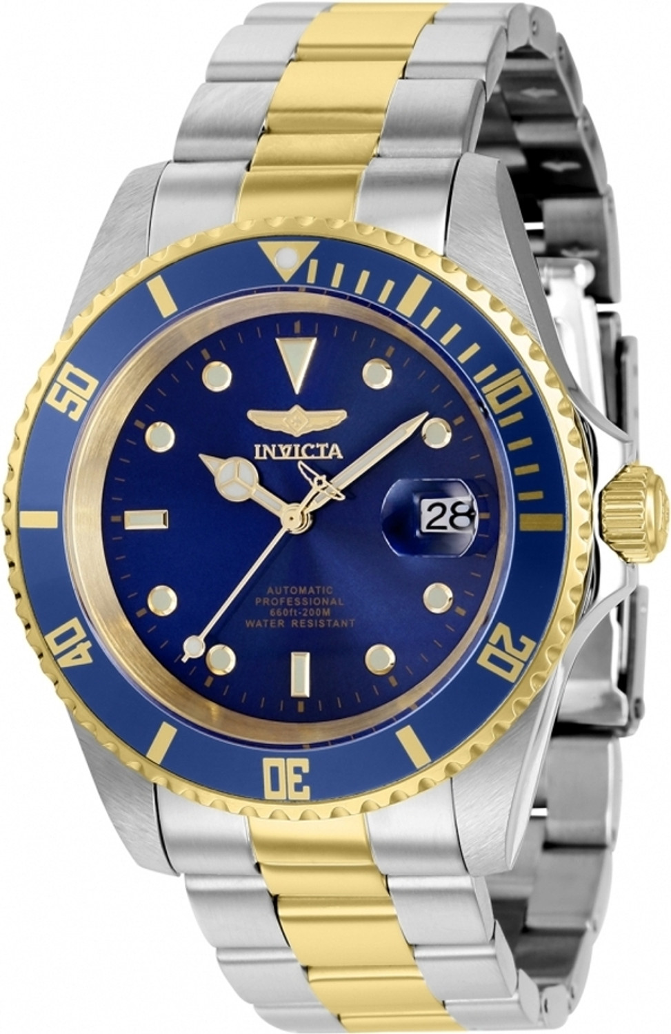 Image of INVICTA Pro Diver Pro Diver Automatic Blue Dial Analog Watch - For Men