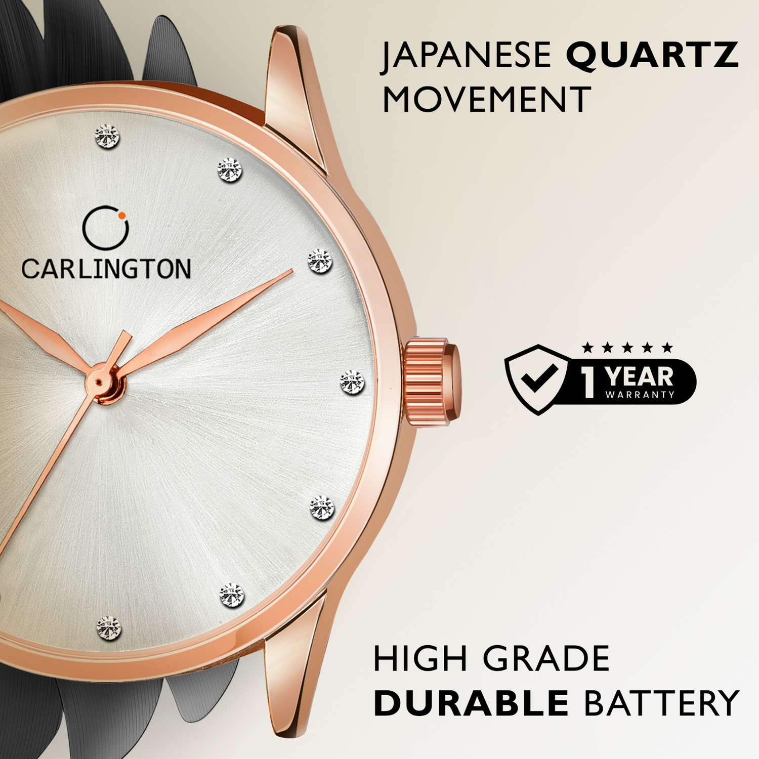 Image of Carlington CT2009 Carlington Elite Ladies With Self Adjustable Mesh Strap And Water Resistant Analog Watch - For Women