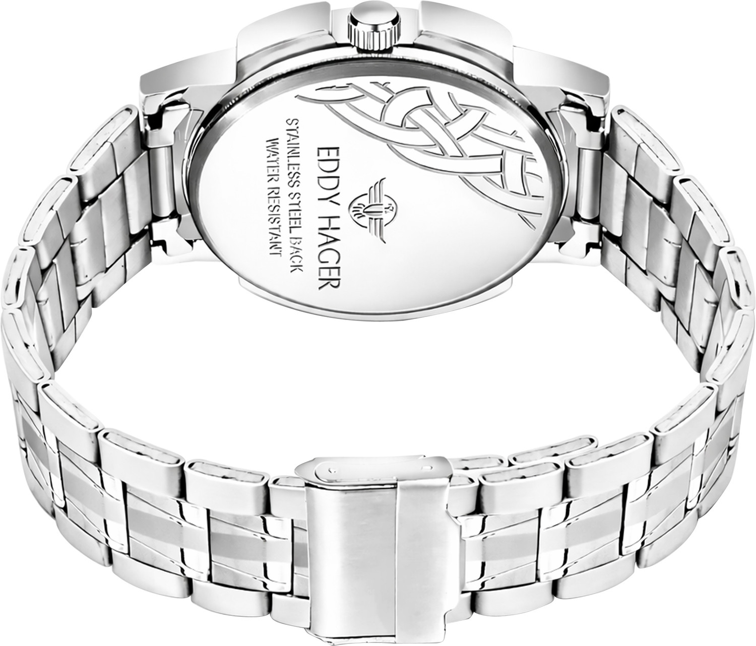 Image of EDDY HAGER EH-451-Pink Day and Date Display Analog Watch - For Women