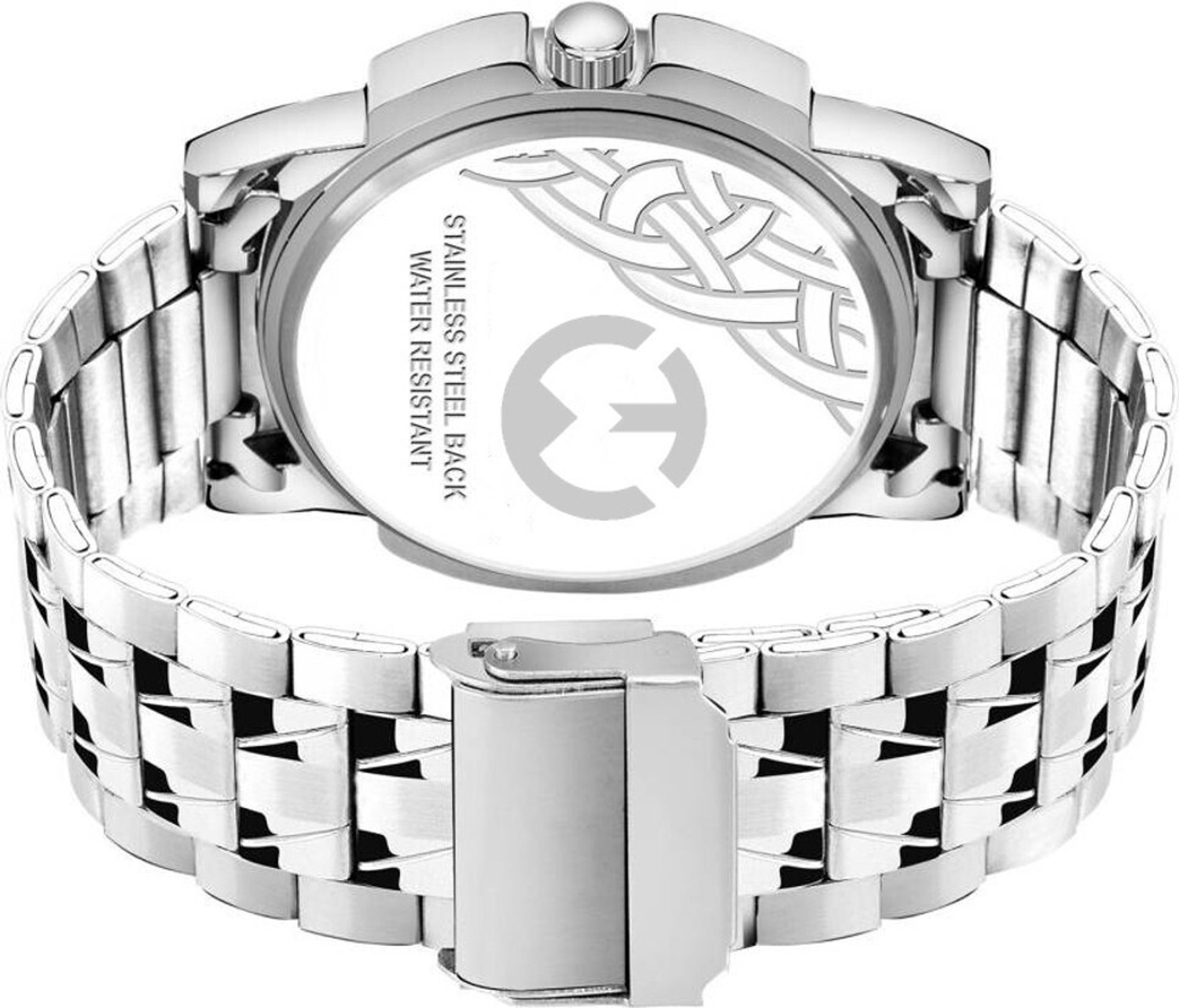 Image of WIZARD TIMES EH-226-BK 226-Black Day and Date Analog Watch - For Men EH-226-BK Analog Watch - For Men