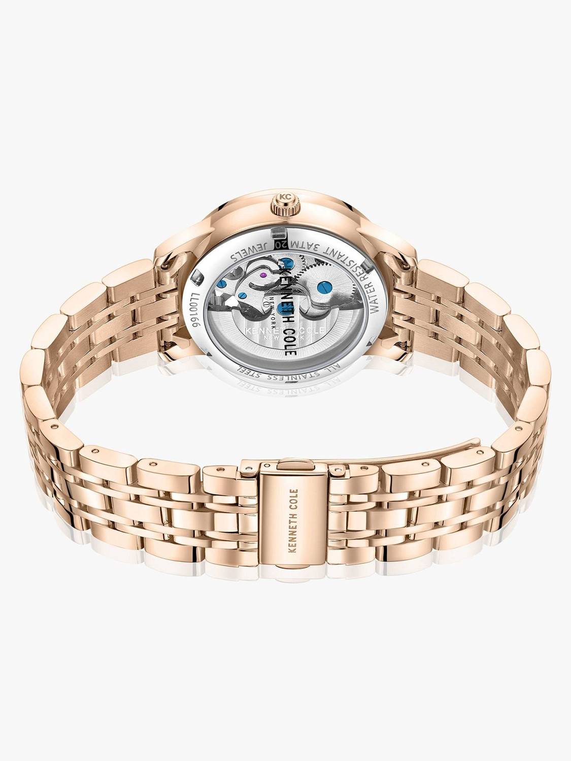 Image of Kenneth Cole Kenneth Cole Automatic Rose Gold Dial Rose Gold MetalStrap Analog Watch - For Women