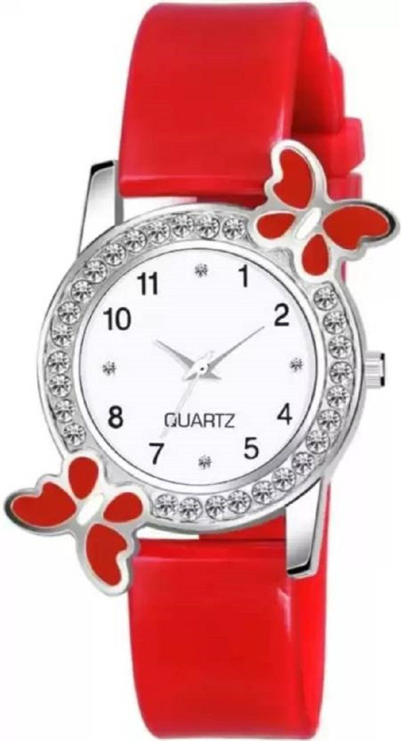 Image of BRAIN NEW ATTRACTIVE PU STRAP GIRL WOMEN WITH BRACELETS Analog Watch - For Women