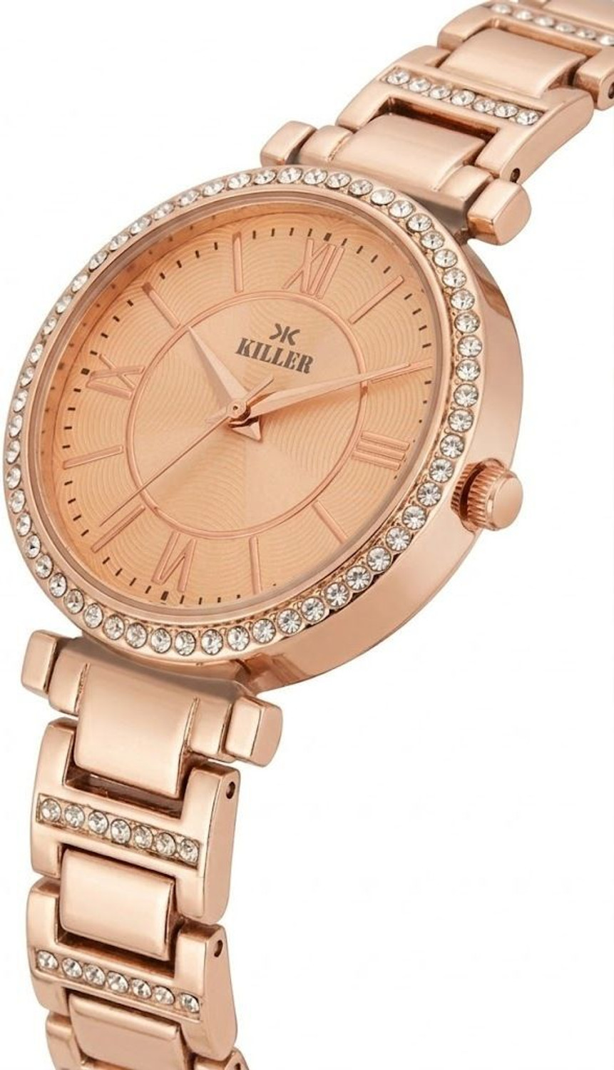 Image of KILLER Killer KGN102 Killer Rose Gold Analog Watch for Women Analog Watch - For Women