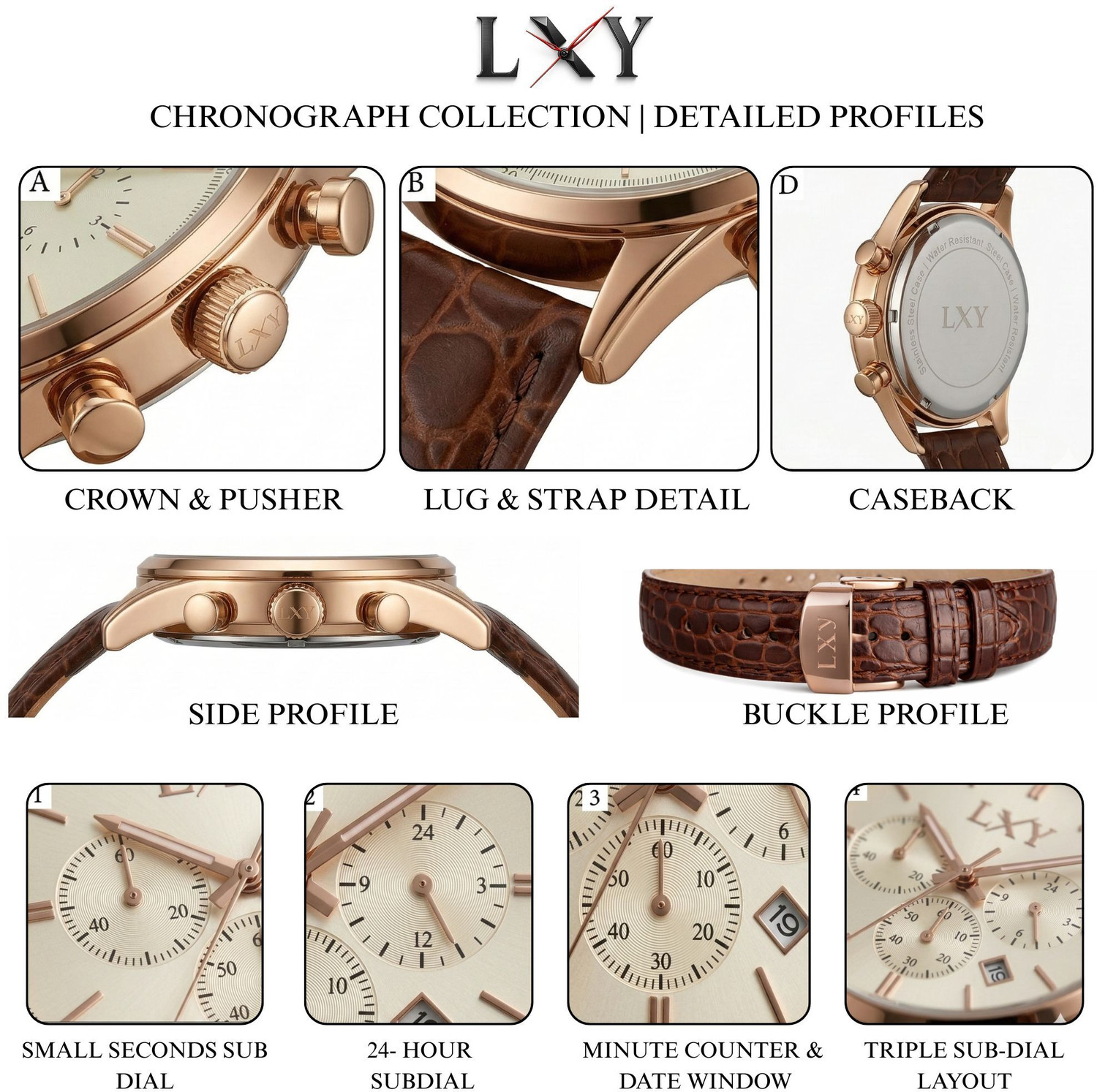 Image of LXY Formal Watch LXY Men's Chronograph Analog Watch - For Men
