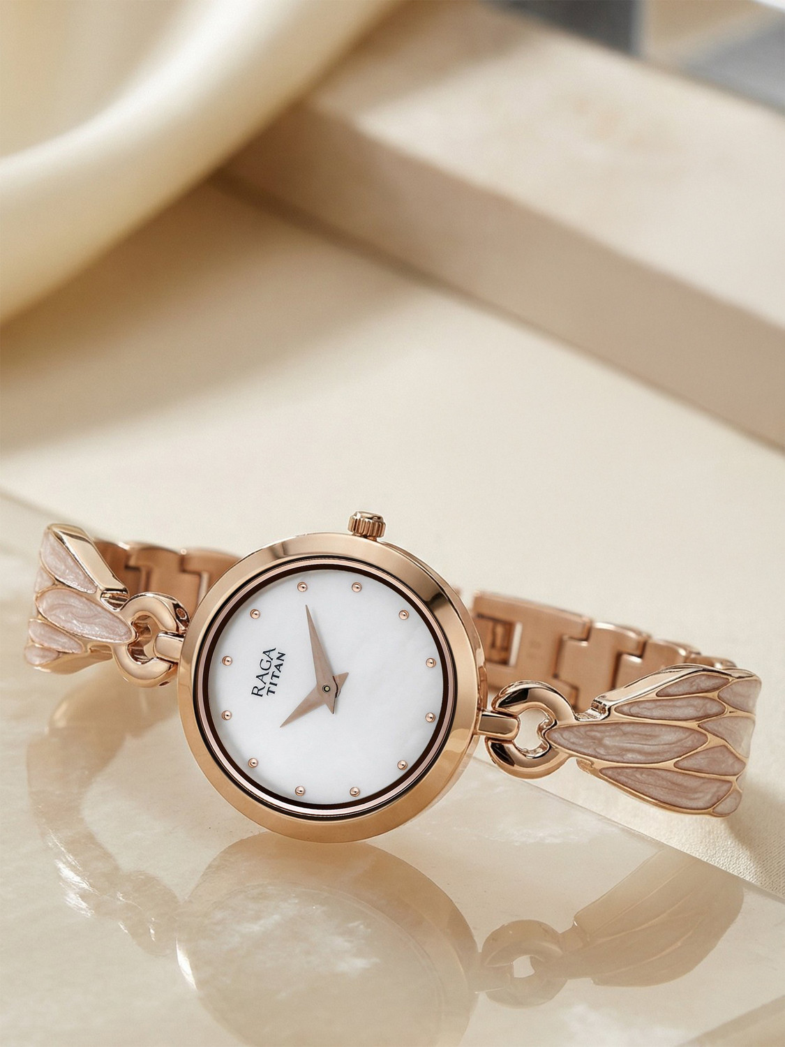 Image of Titan NN2540WM02 Raga Analog Watch - For Women