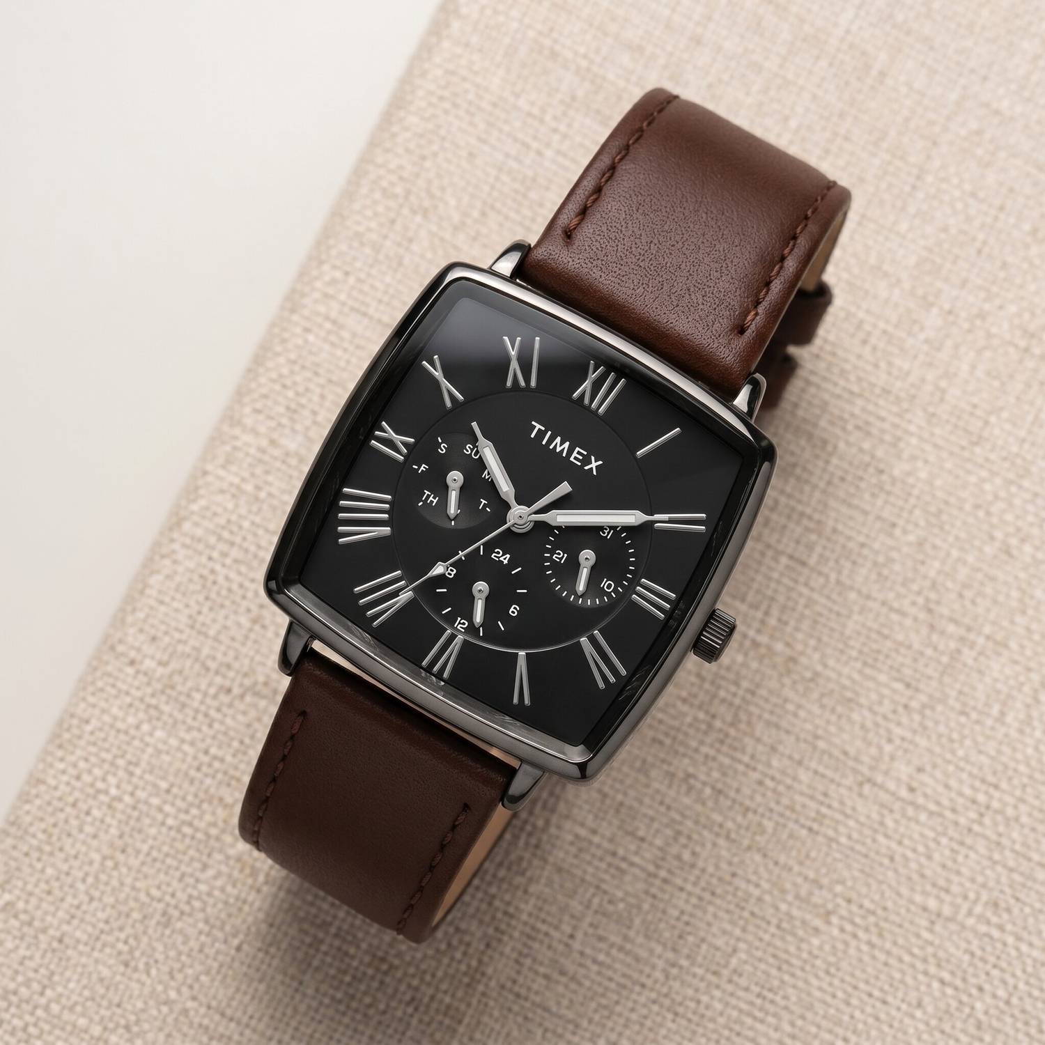 TIMEX Black Dial Analog Watch for Men - Image 1