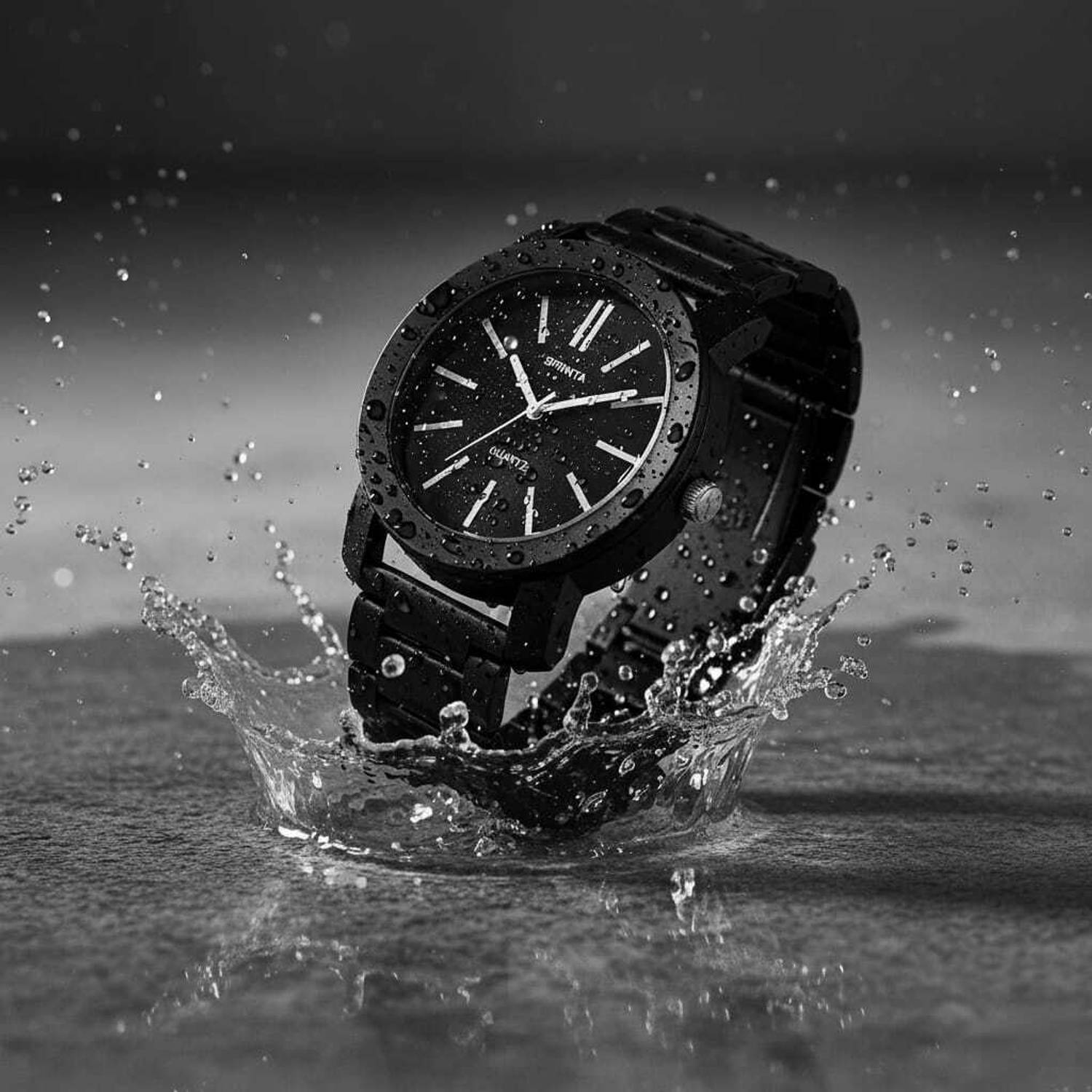 Sprinta 88 BLACK CHAIN- PENDO BLACK DIAL New Designers All Black