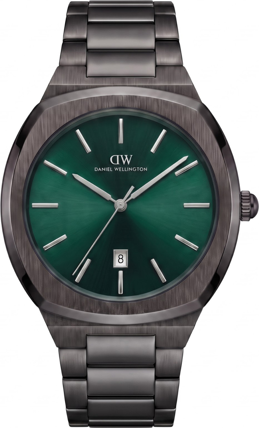Image of DANIEL WELLINGTON Date Display, Green Dial Analog Watch - For Men