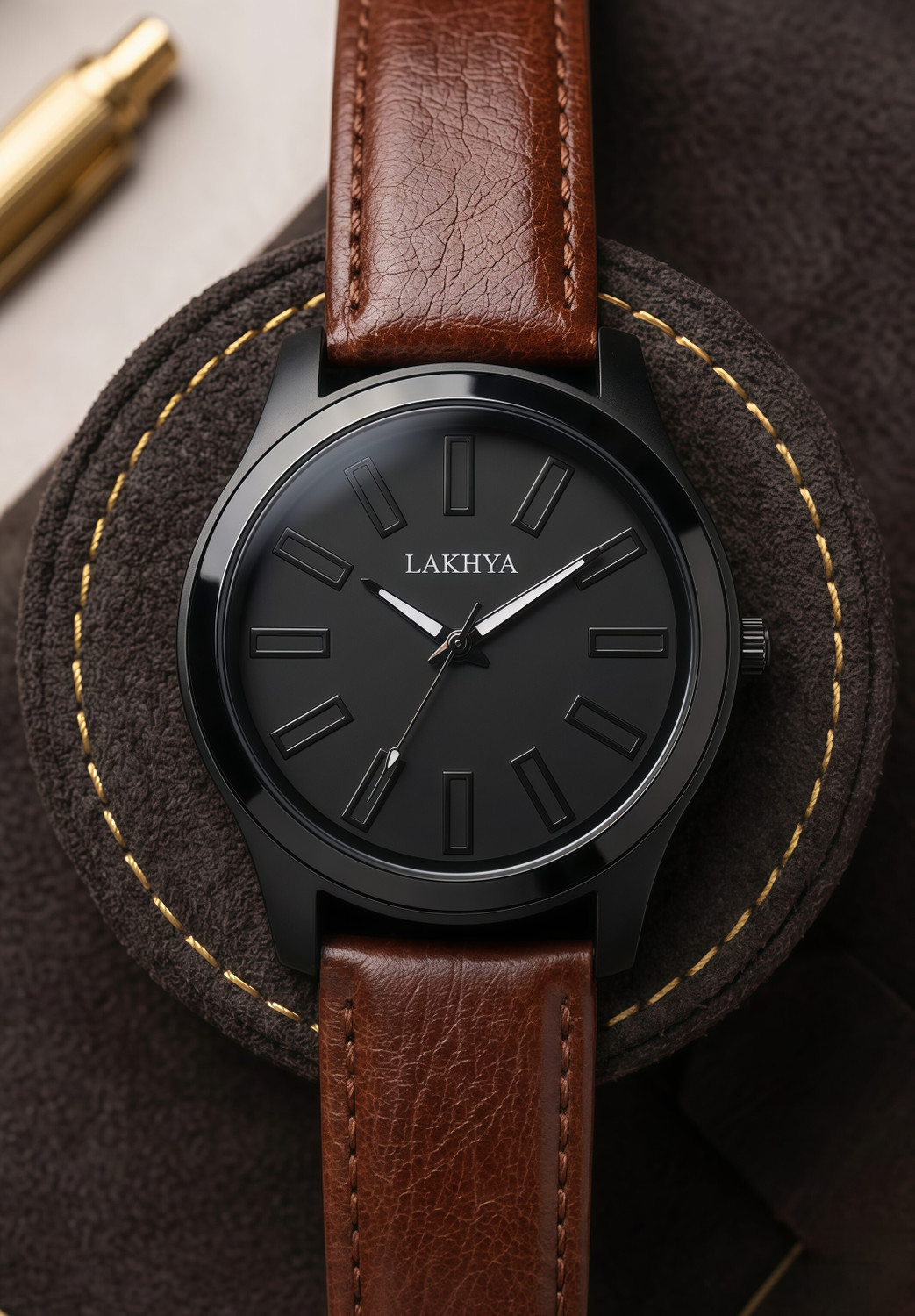 Image of LAKHYA Analog Watch - For Men ZB LTHR-02 BRN