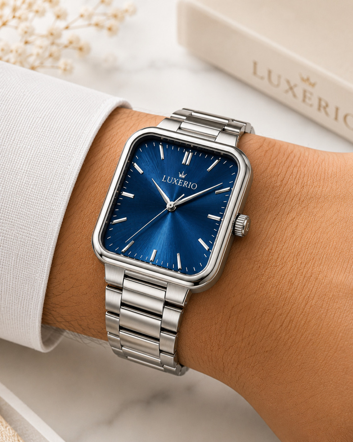 Image of Luxerio Men Square Watch Urban Classic Analog Watch - For Men