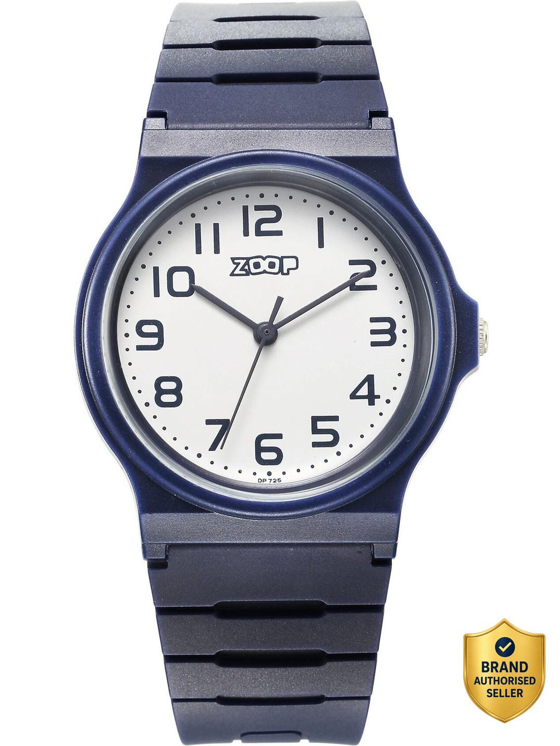 Zoop Back To School Zoop Back To School White Dial Blue Polyurethane Strap Analog Watch  - For Girls