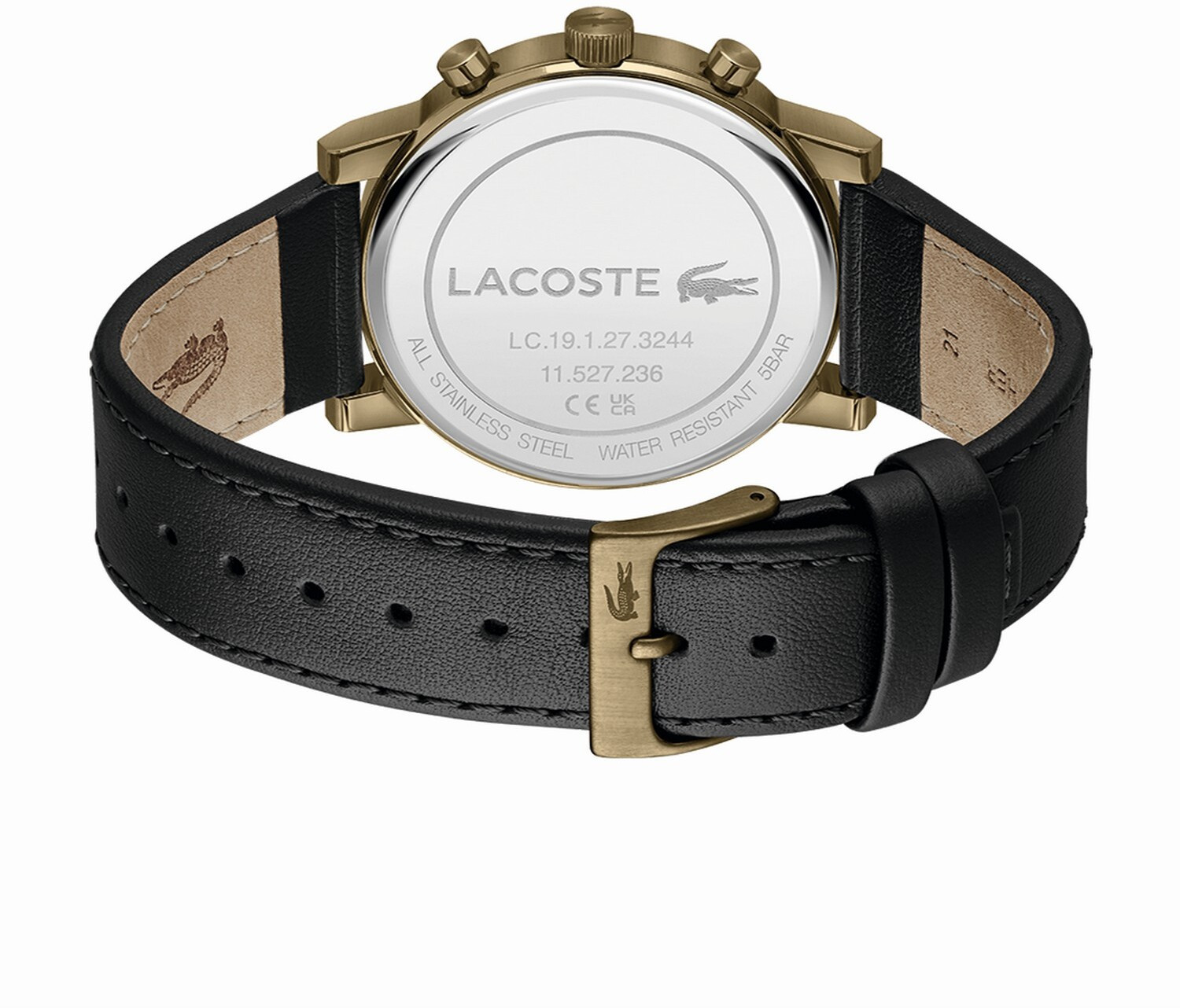 Image of LACOSTE REPLAY Lacoste Replay Qtz Multifunction Khaki Round Dial Men's Watch - 2011483 Analog Watch - For Men