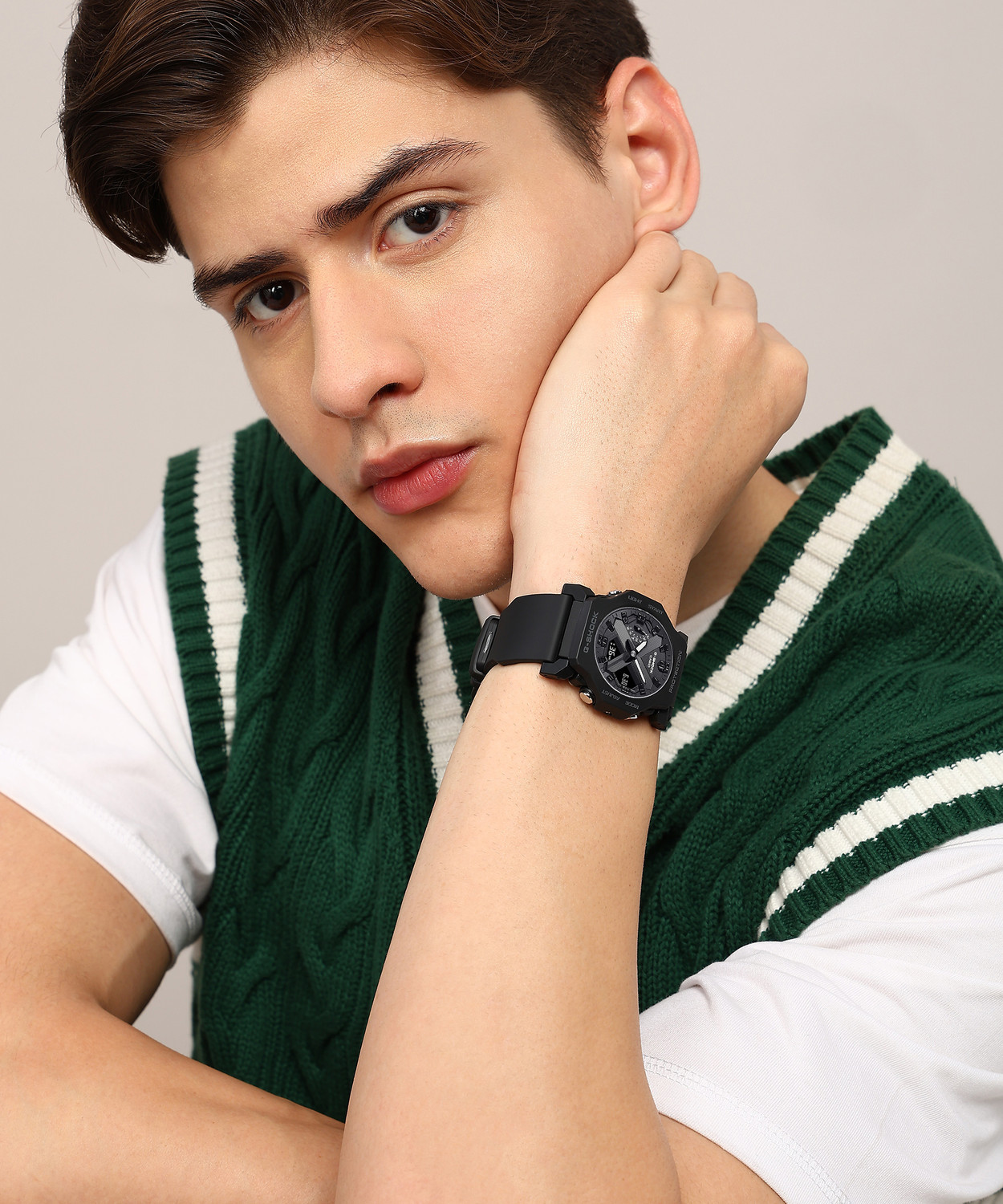 Image of CASIO GA-2300-1ADR G-SHOCK Analog-Digital Watch - For Men