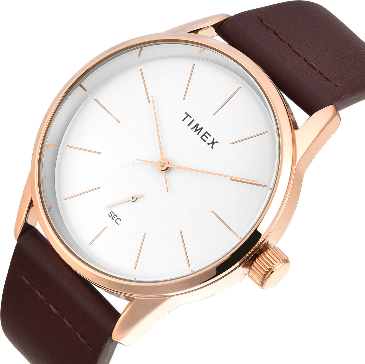 Image of TIMEX TWEG25505 Trendline Round 41mm Silver Dial Analog Watch - For Men