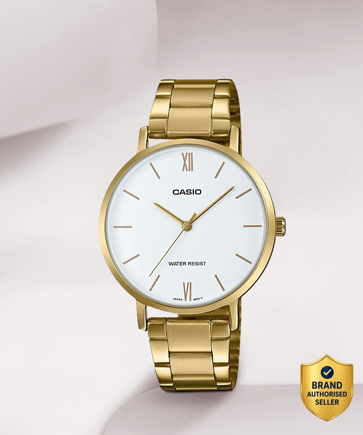 Image of CASIO LTP-VT01G-7BUDF Enticer Ladies Analog Watch - For Women