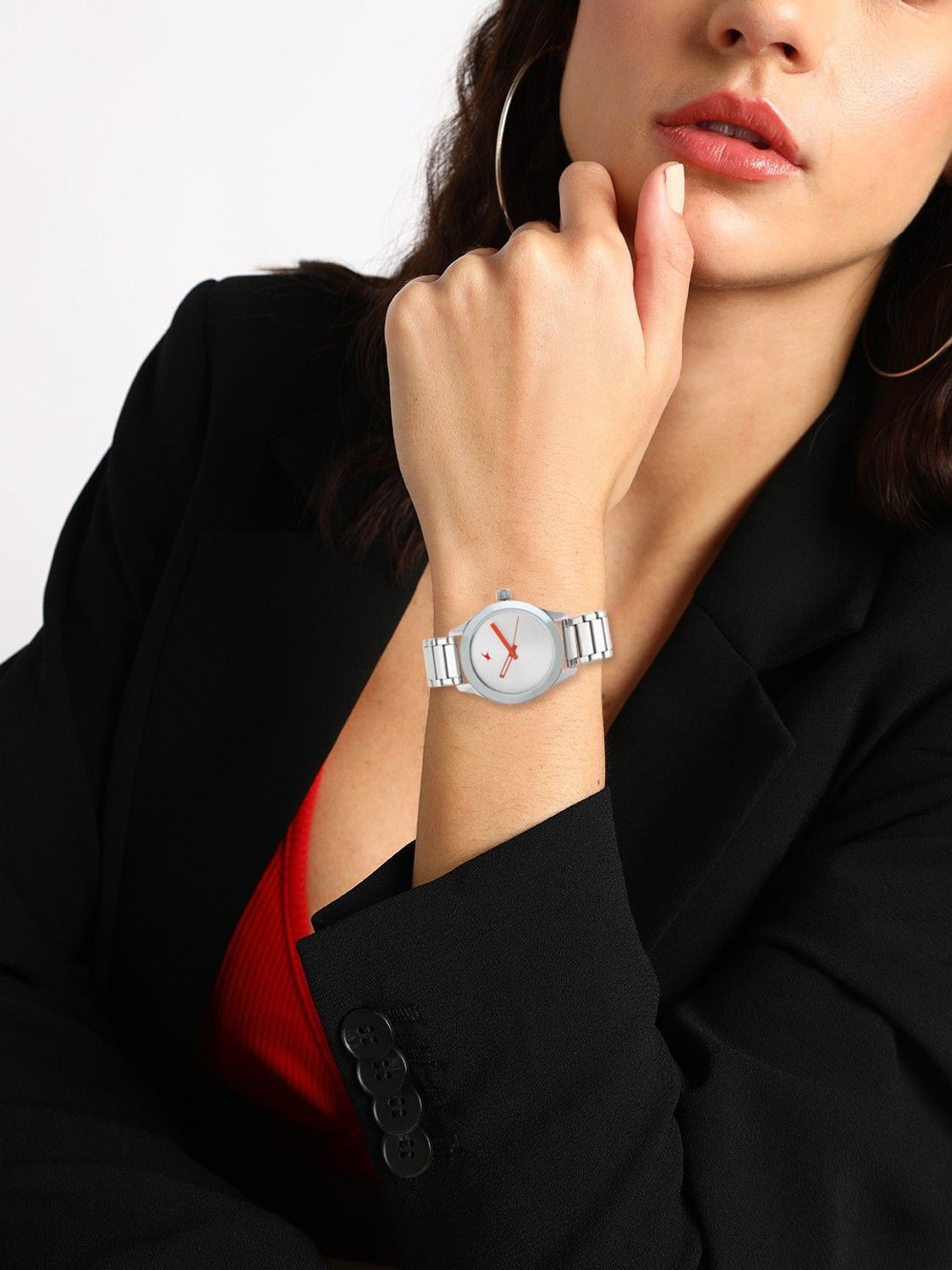Image of Fastrack Monochrome Analog Watch - For Women