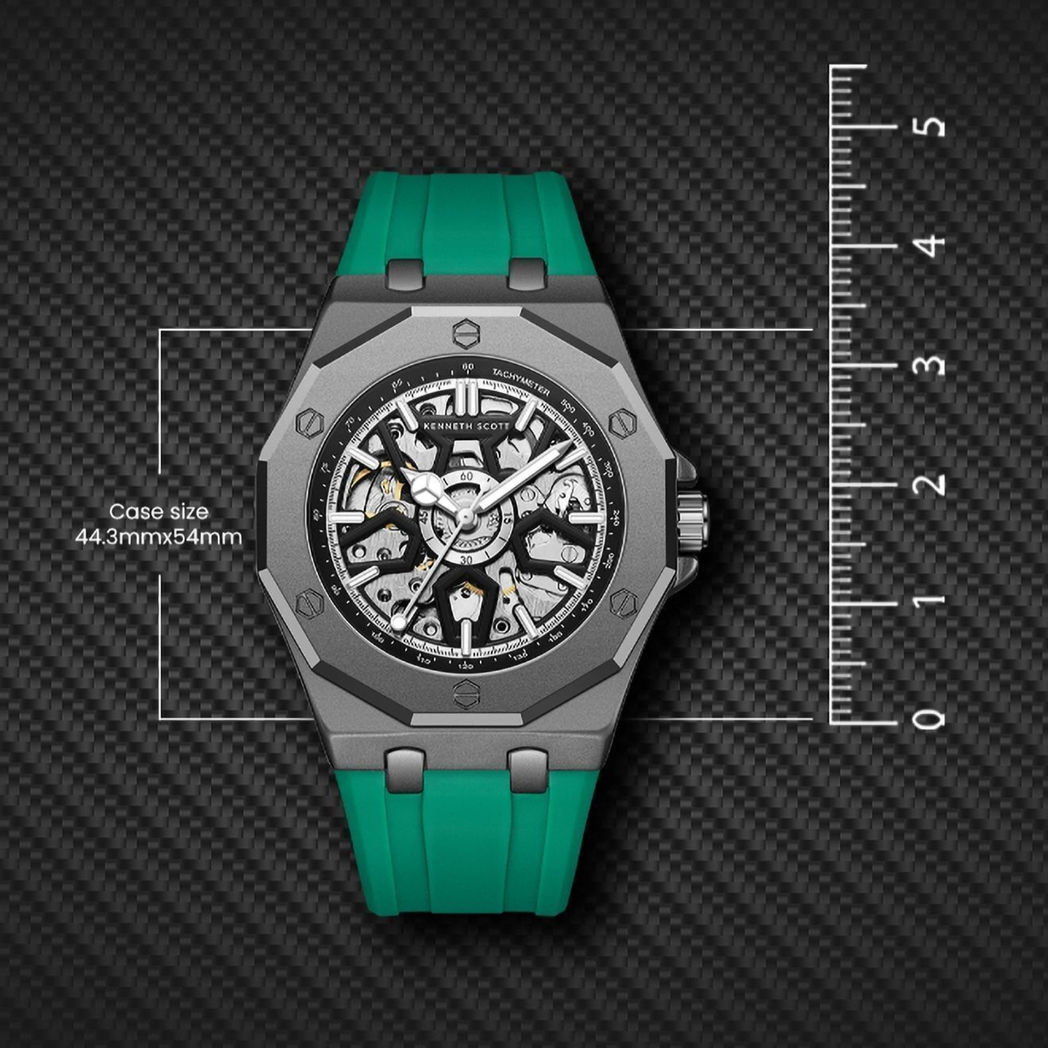 Image of Kenneth Scott Kenneth Scott Automatic Analog Watch - For Men