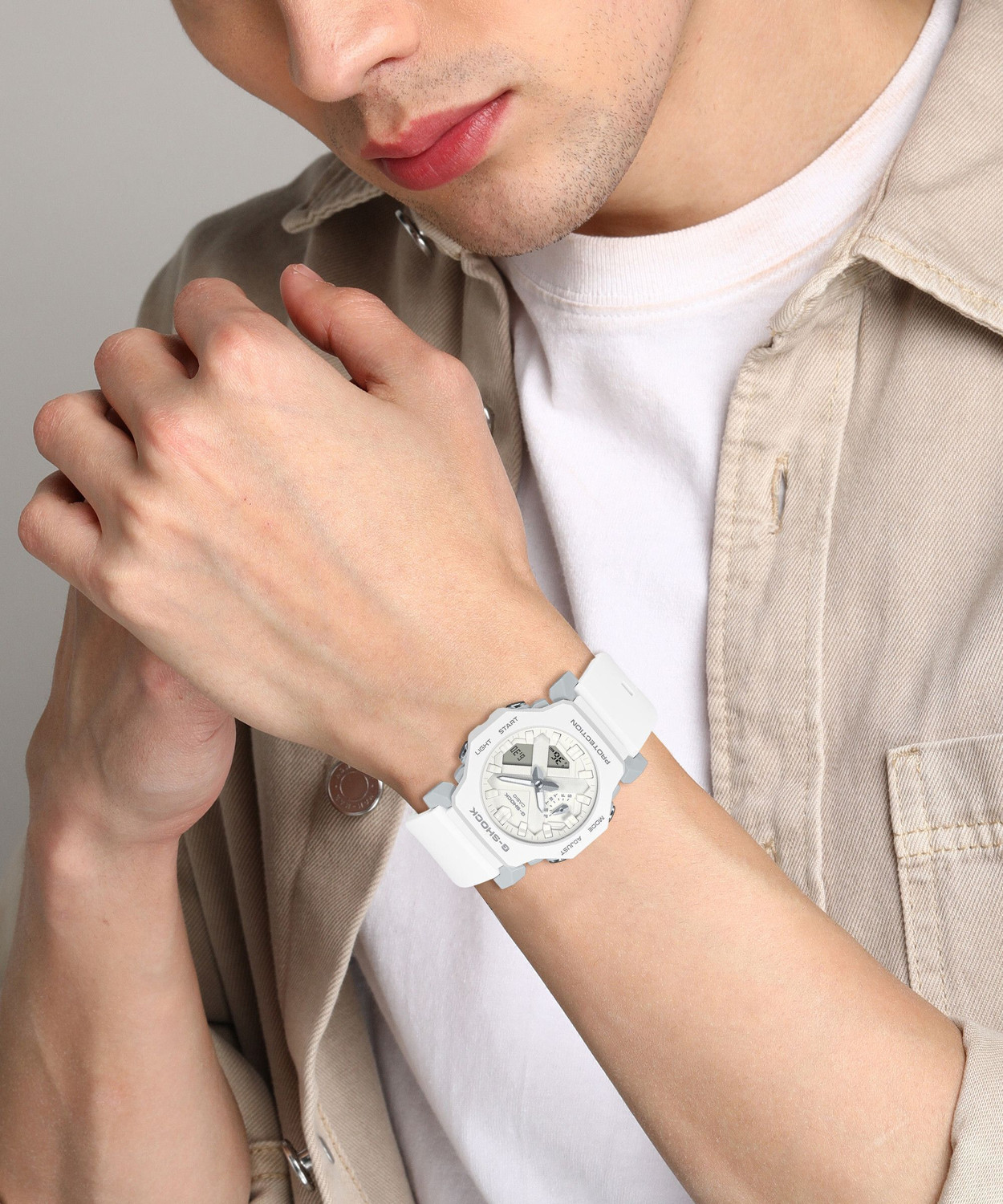Image of CASIO GA-2300-7ADR G-SHOCK Analog-Digital Watch - For Men