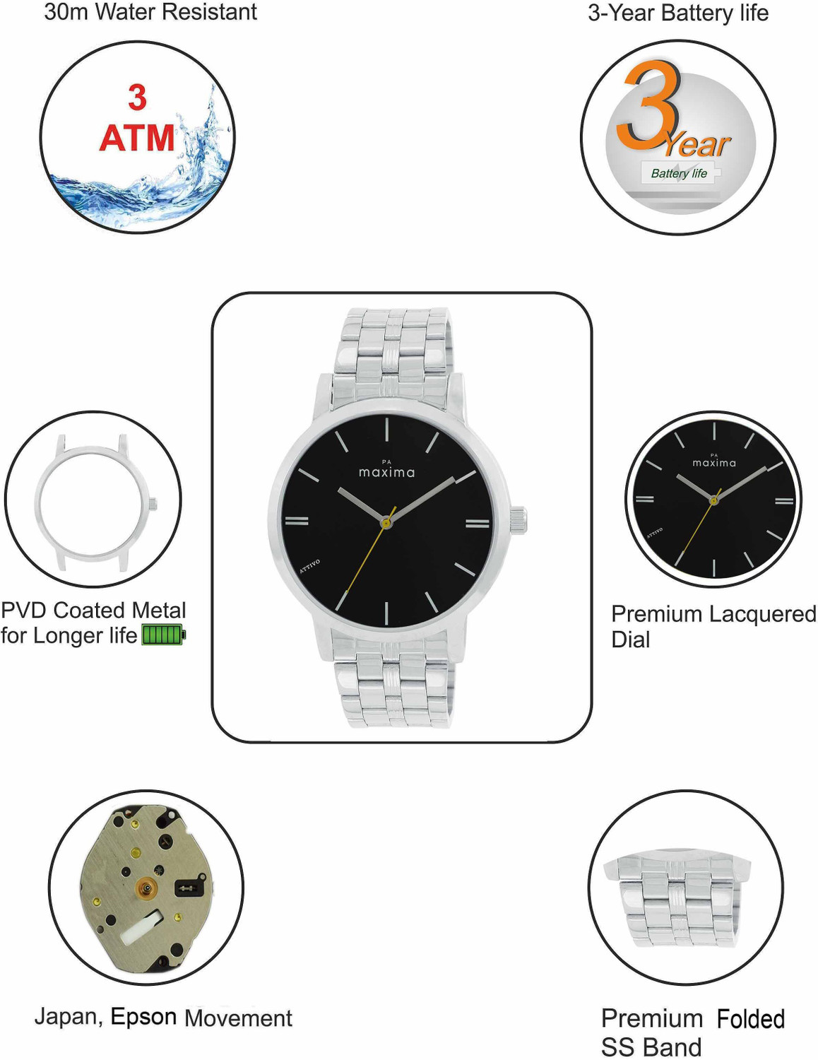Image of MAXIMA Analog Watch - For Men