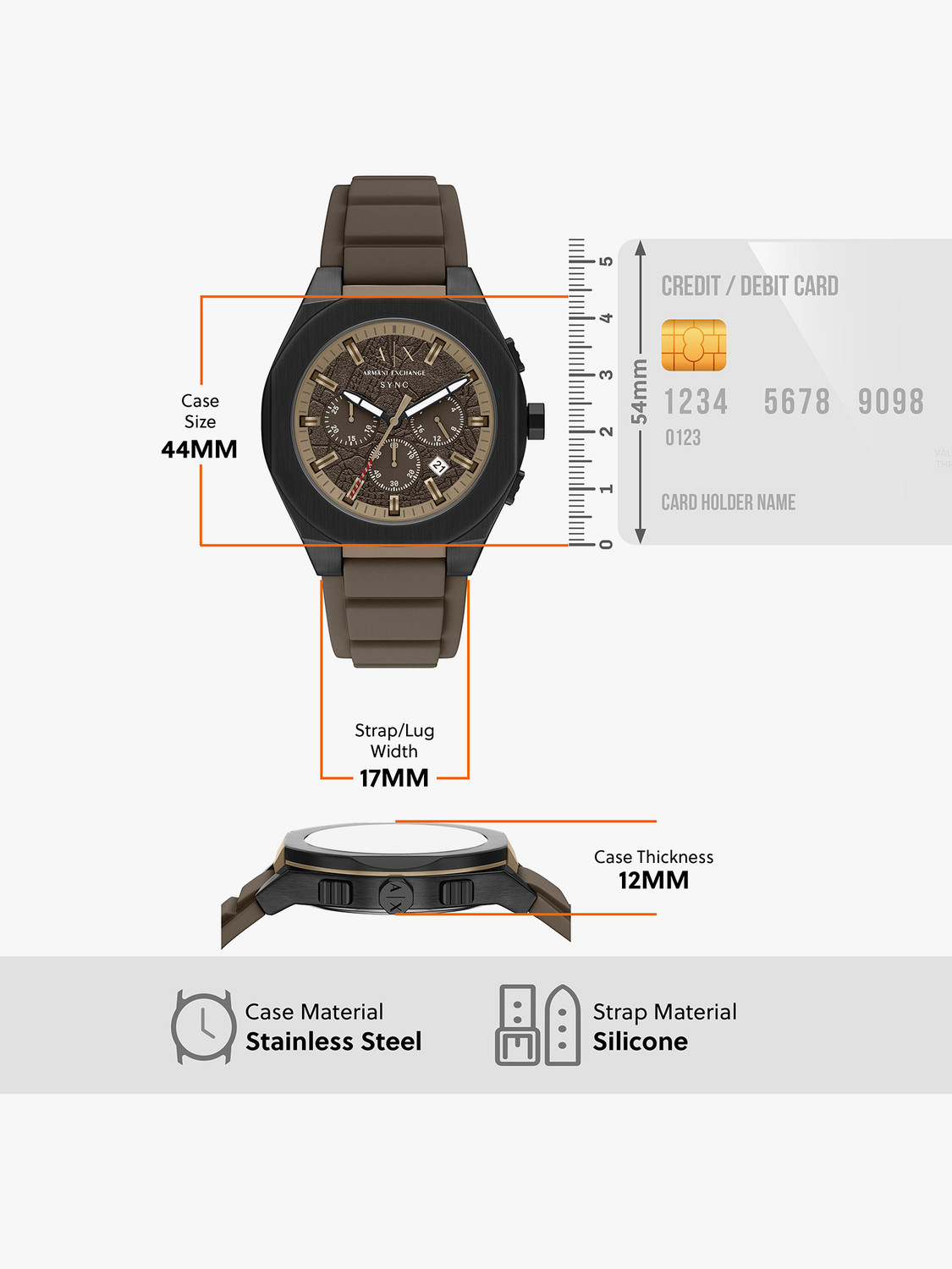 Image of A /X ARMANI EXCHANGE Analog Watch - For Men