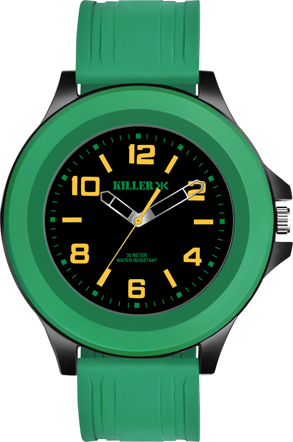 Image of KILLER K8010 Green Black K8010 Elevate your style with New Vibrant Colors Watch Analog Watch - For Boys