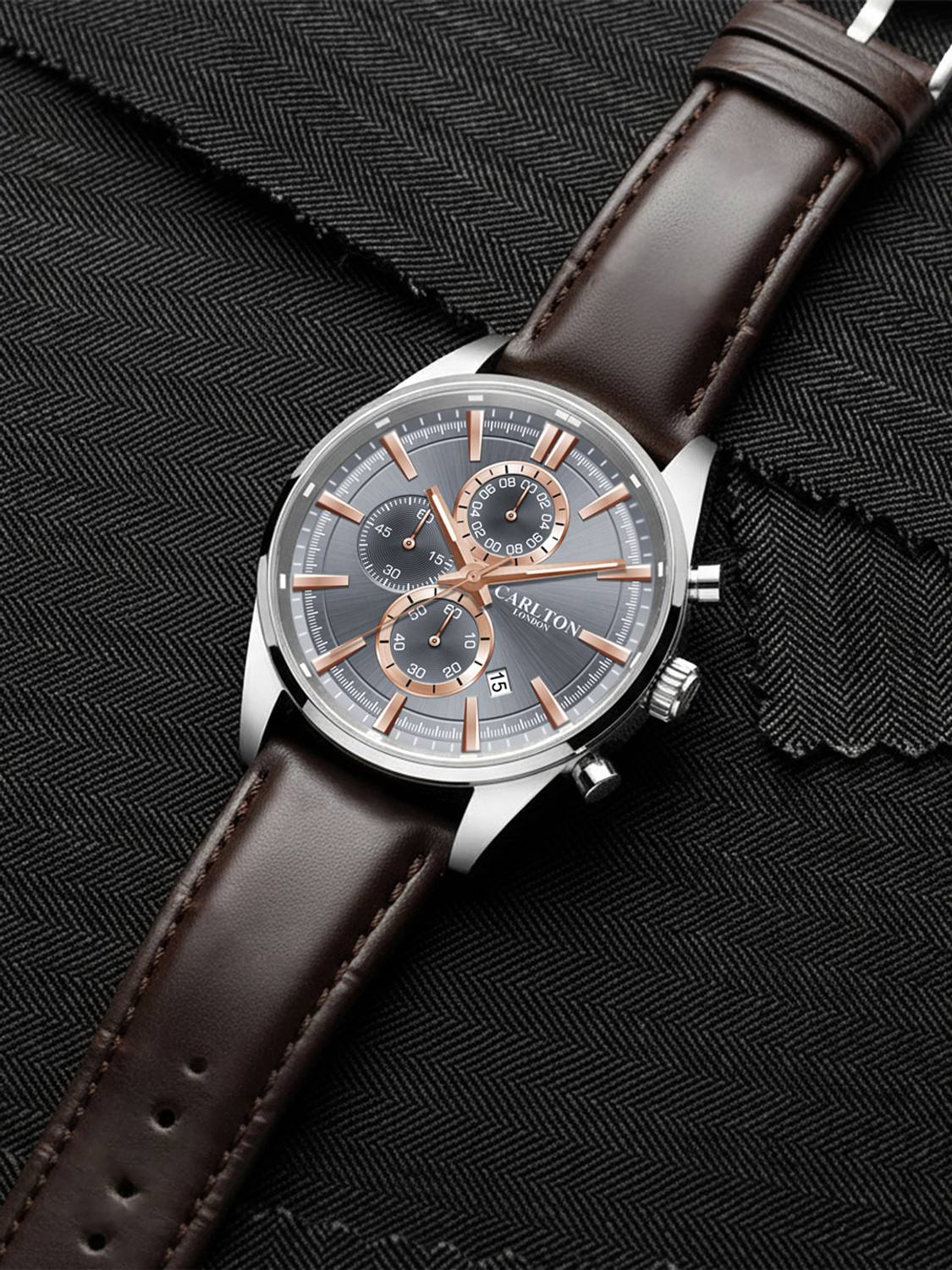 Carlton London Windsor Analog Watch - Men - Image 3
