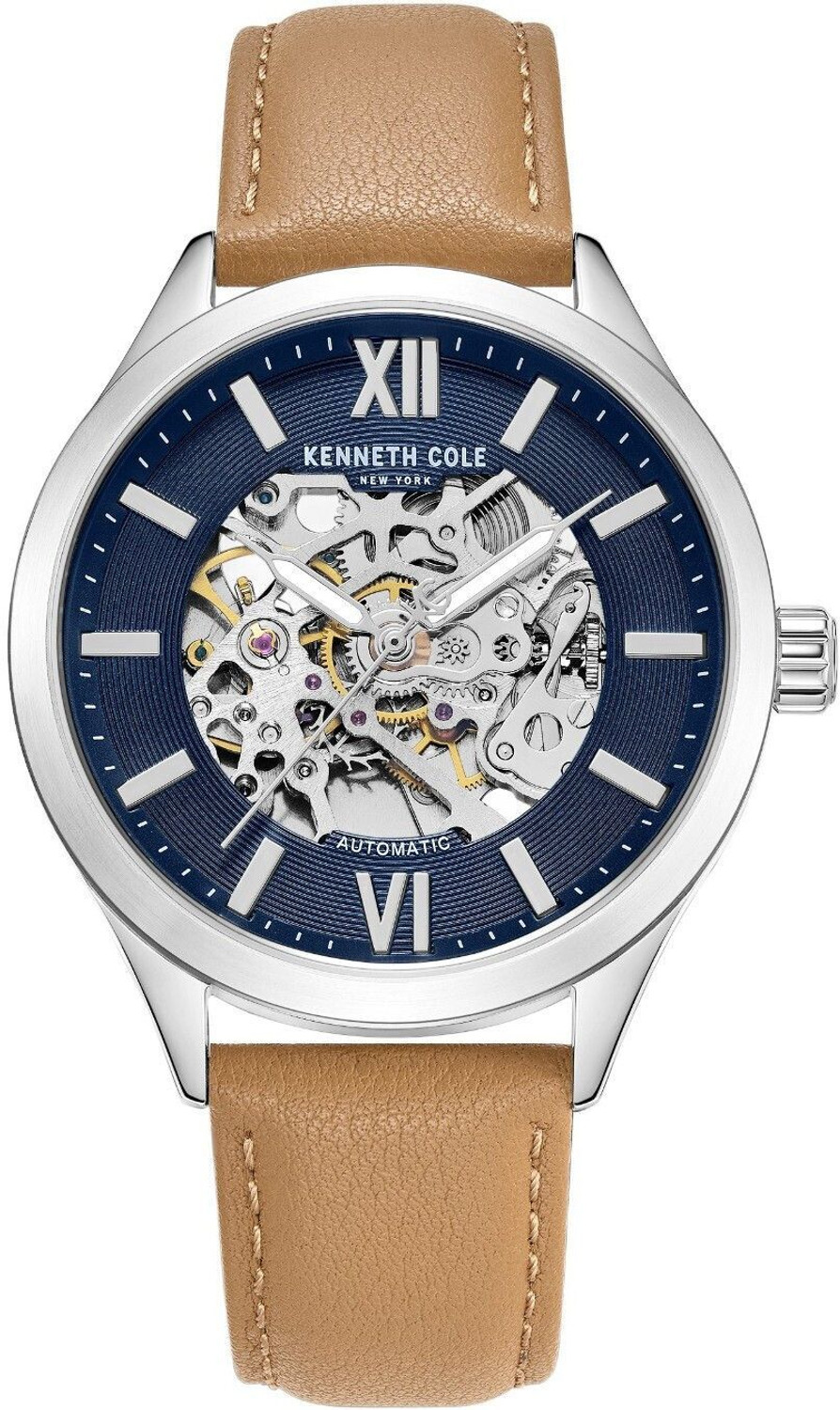 Image of Kenneth Cole Kenneth Cole Special 2025 Automatic Blue Round Dial Men's Watch / Analog Watch - For Men