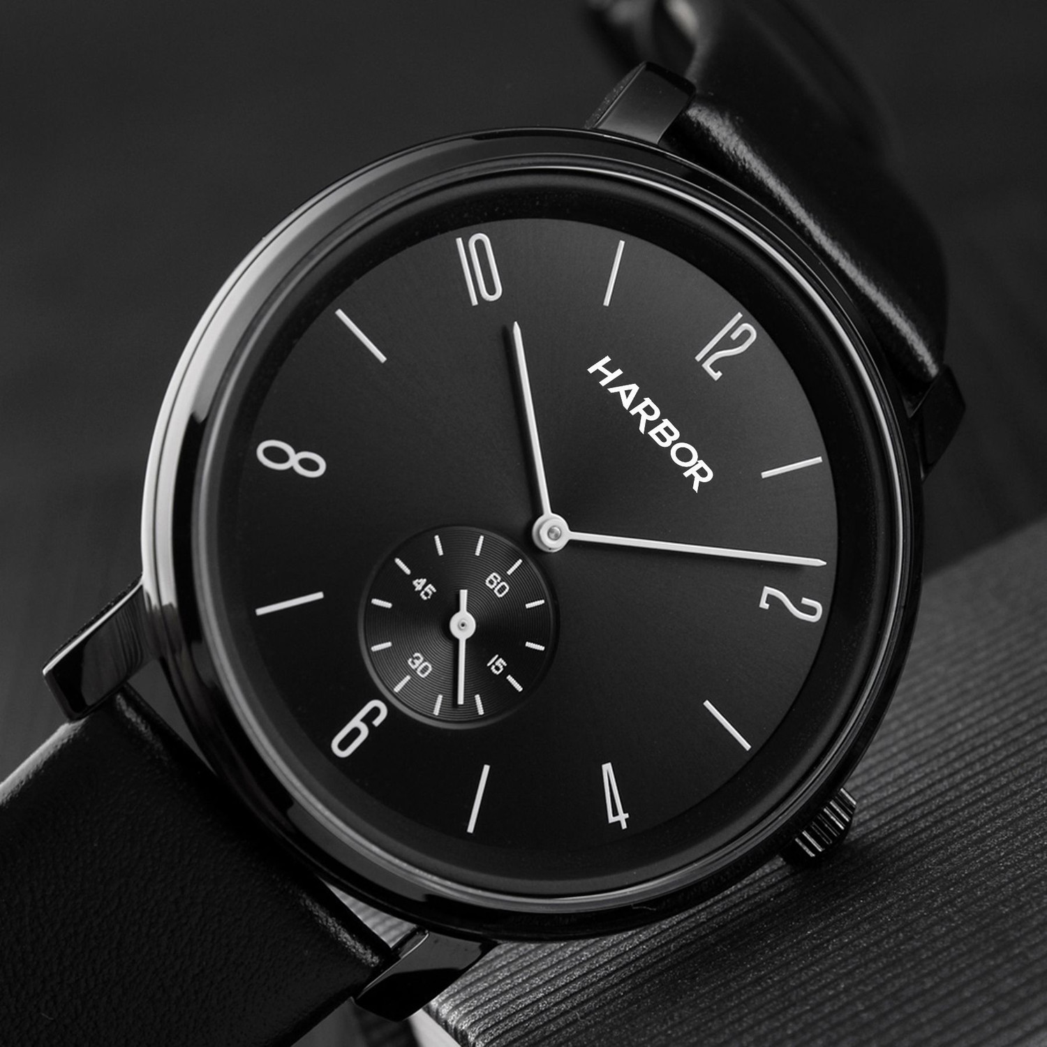 Image of Harbor EF Harbor 1004 Black Exude sophistication with the Black Slim Dial Watch tailored for men Analog Watch - For Men