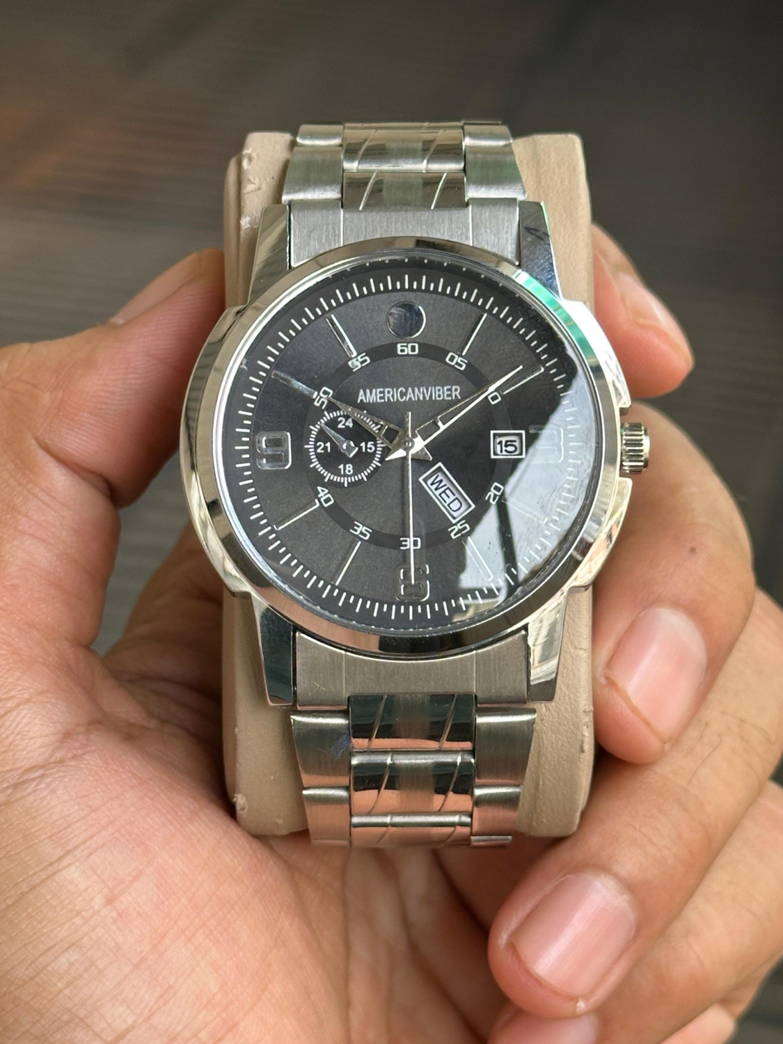 Image of Americanviber AVM0060 AMERICANVIBER | Men Watch | Adjustable Lock | Date Display | Watch Analog Watch - For Men