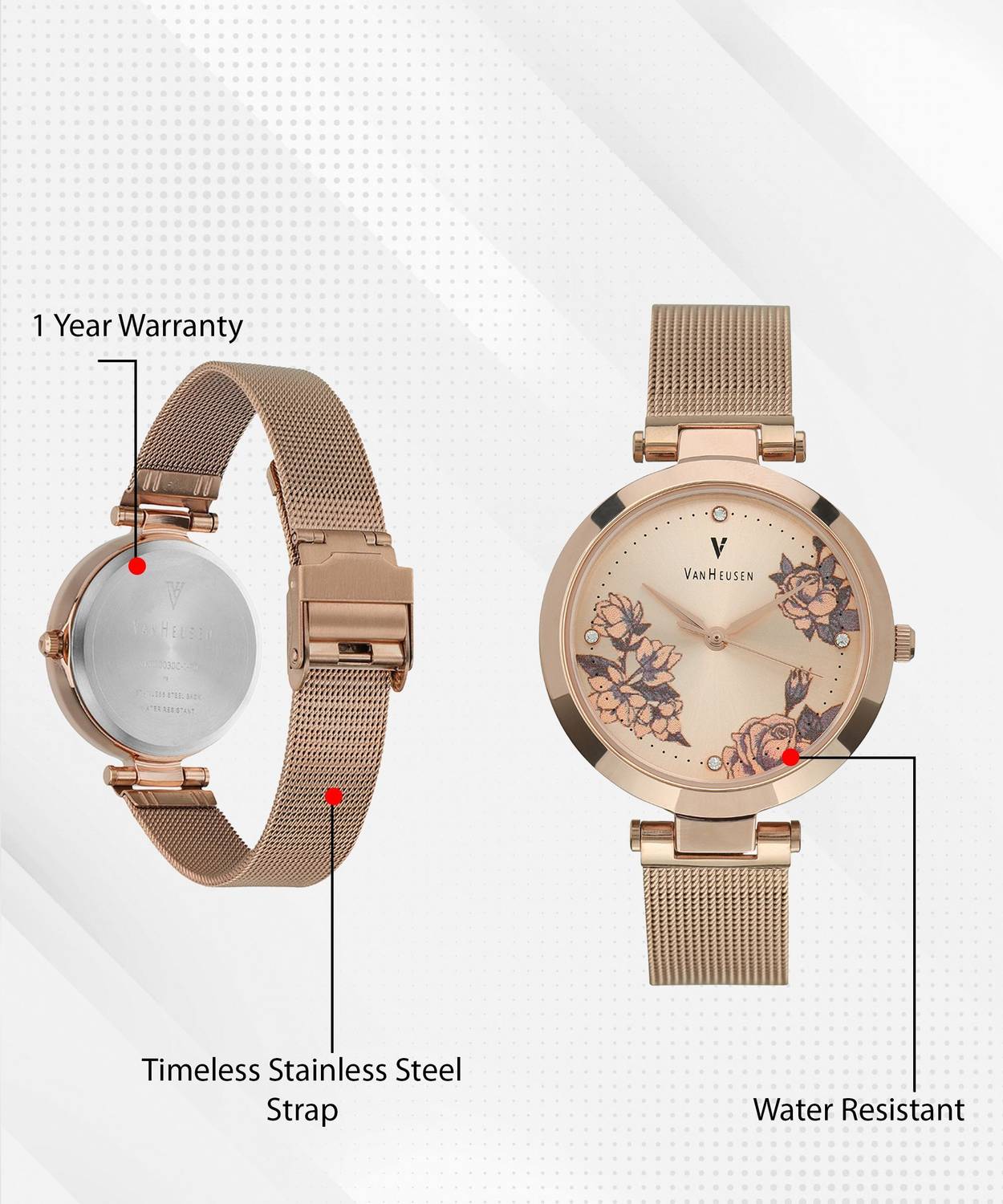 Van Heusen Fluer Analog Watch for Women - Image 3