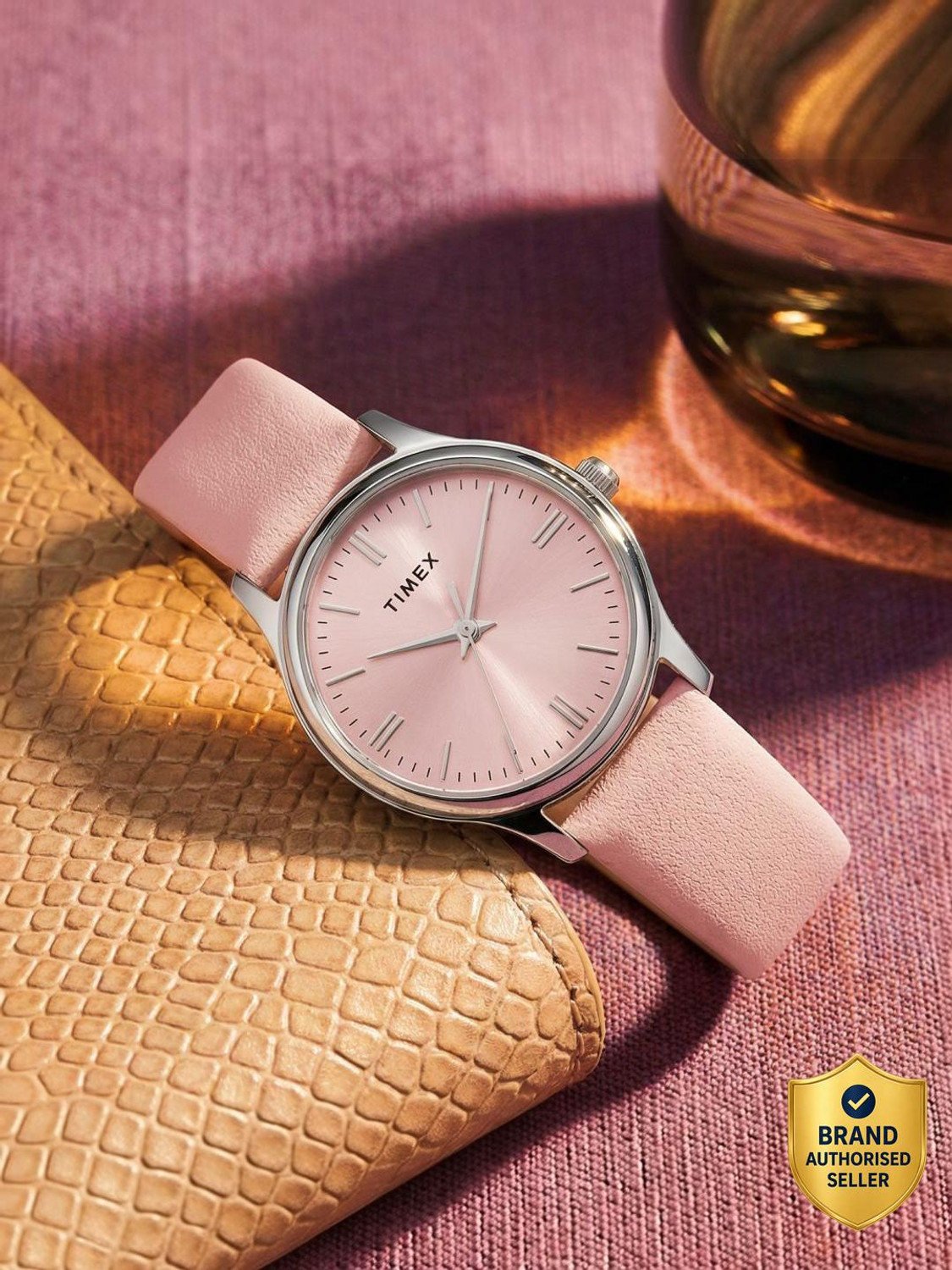 Image of TIMEX Pink Dial Analog Watch - For Women