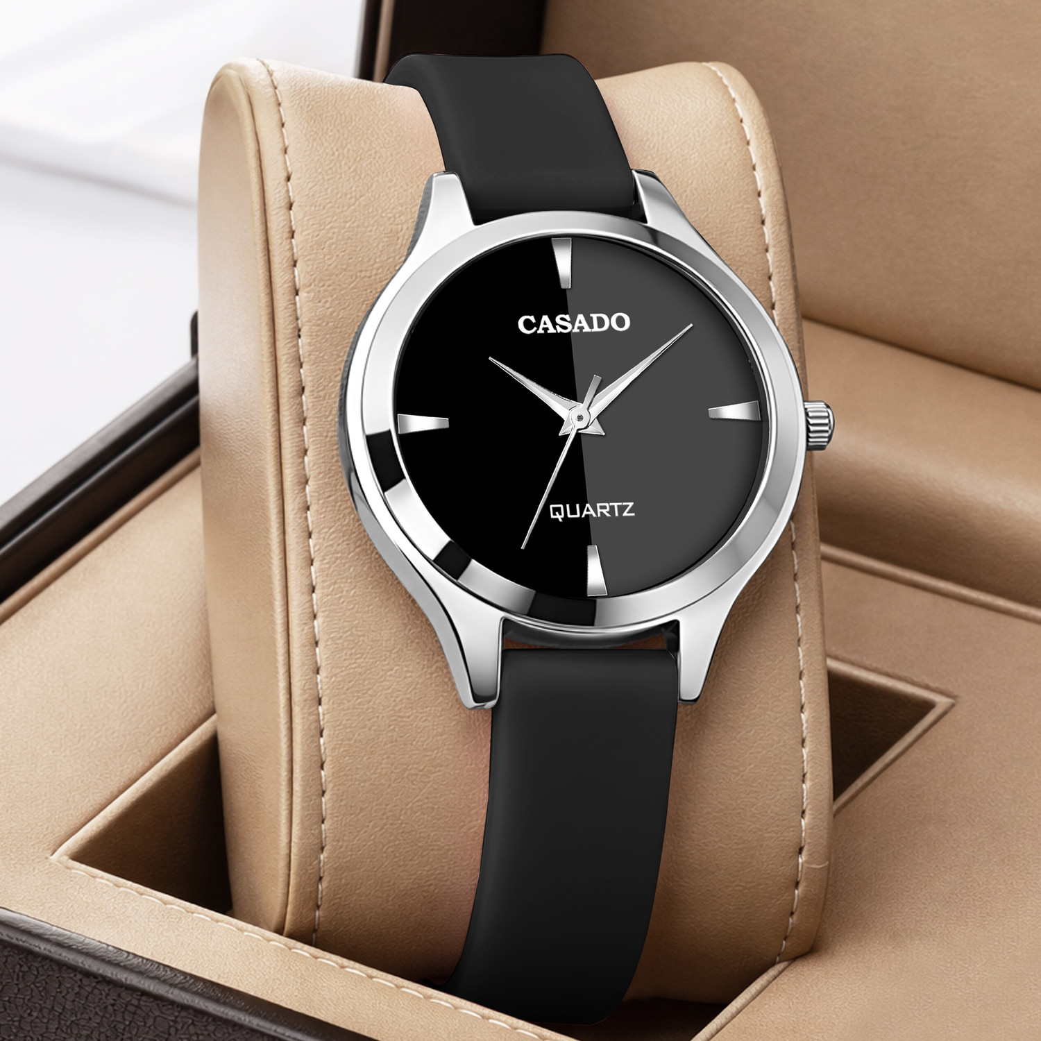 Image of Casado Pop Colours Girls Series | Soft Silicon Strap | 3D Cut Glass | 1 Year Warranty Pop Colours Girls Series | Soft Silicon Strap | 3D Cut Glass | 1 Year Warranty Analog Watch - For Women