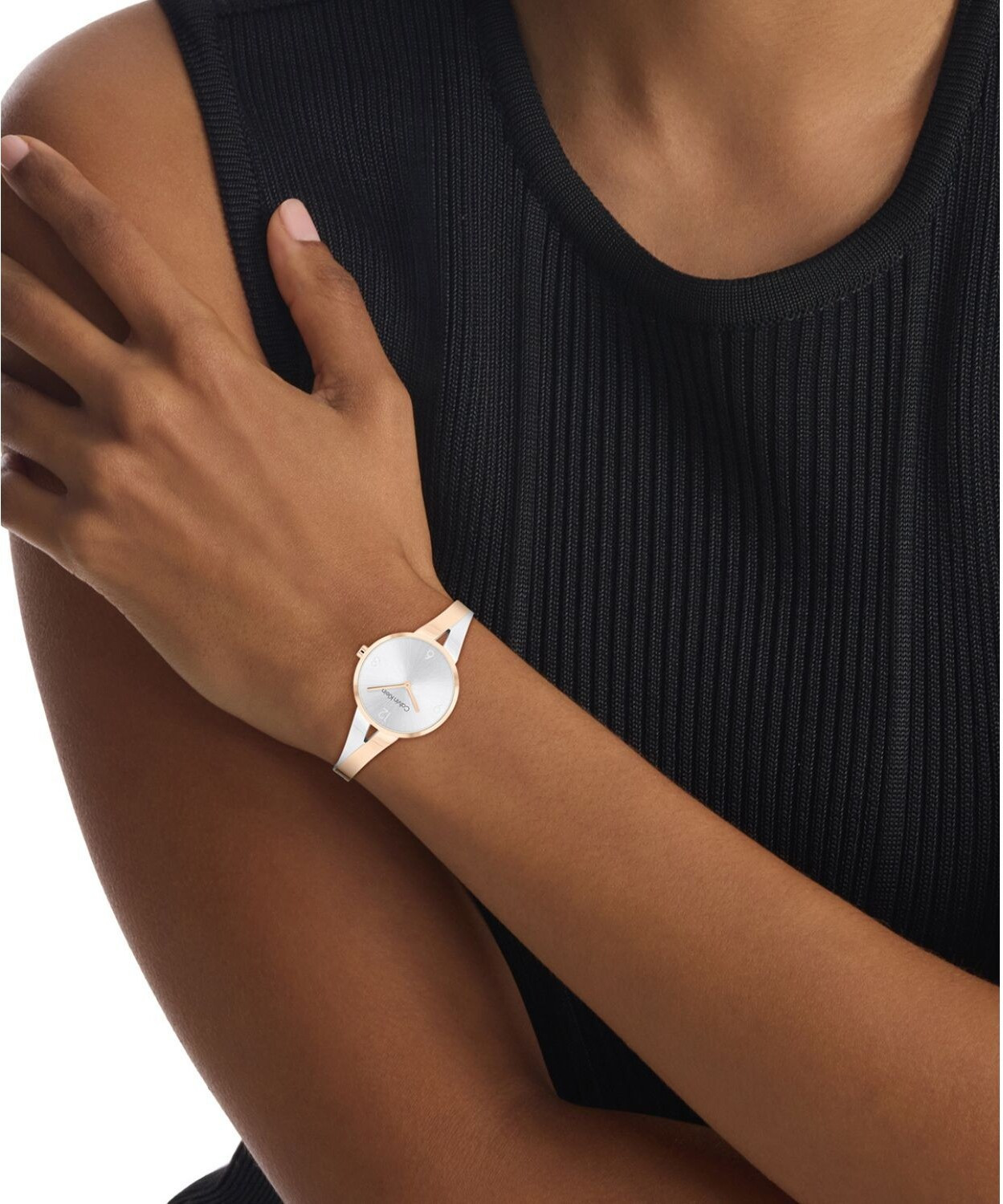 Image of Calvin Klein Joyful Calvin Klein Joyful Qtz Basic Silver White Round Dial Women's Watch / Analog Watch - For Women