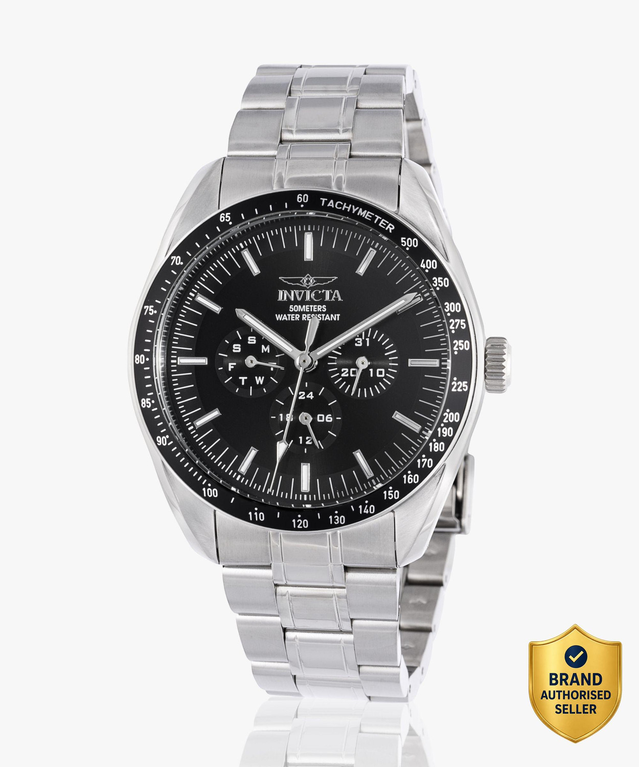 Image of INVICTA Specialty Quartz Black Dial Analog Watch - For Men 45967