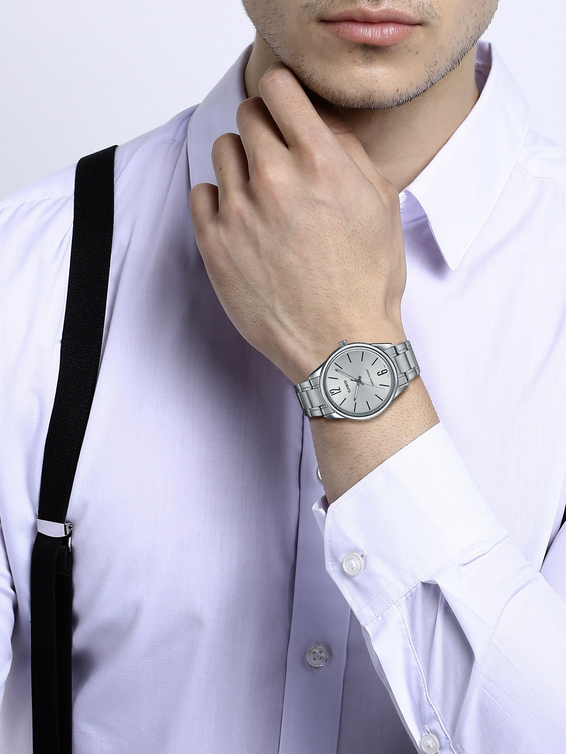 Image of CASIO MTP-V005D-7BUDF Enticer ( MTP-V005D-7BUDF ) Analog Watch - For Men