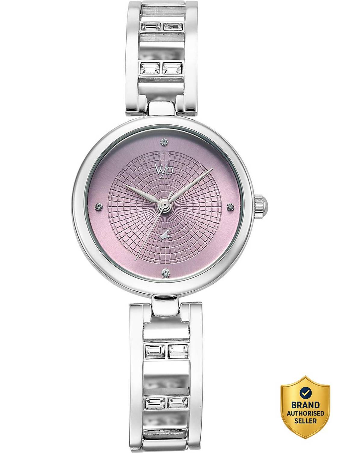 Fastrack Vyb Seeker Quartz Watch for Women - Lilac Dial